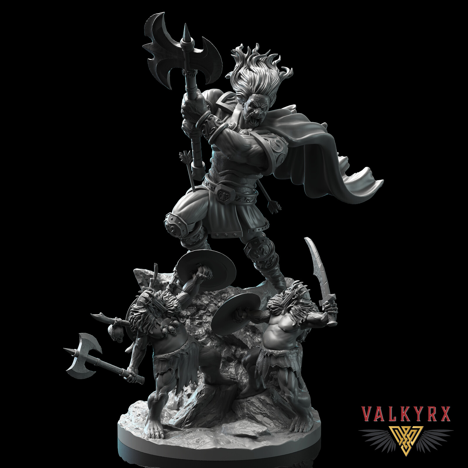 Lord Drisne Stoneaxe - 50mm miniature