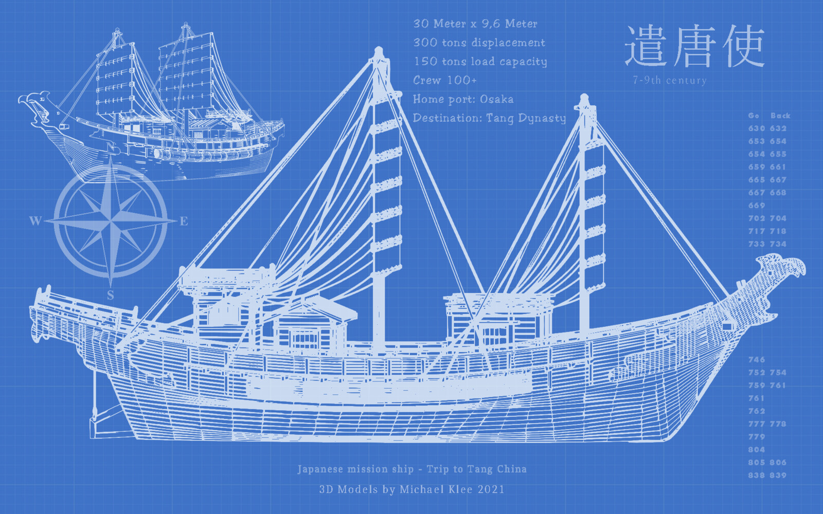 Tang Mission ship - Blueprint