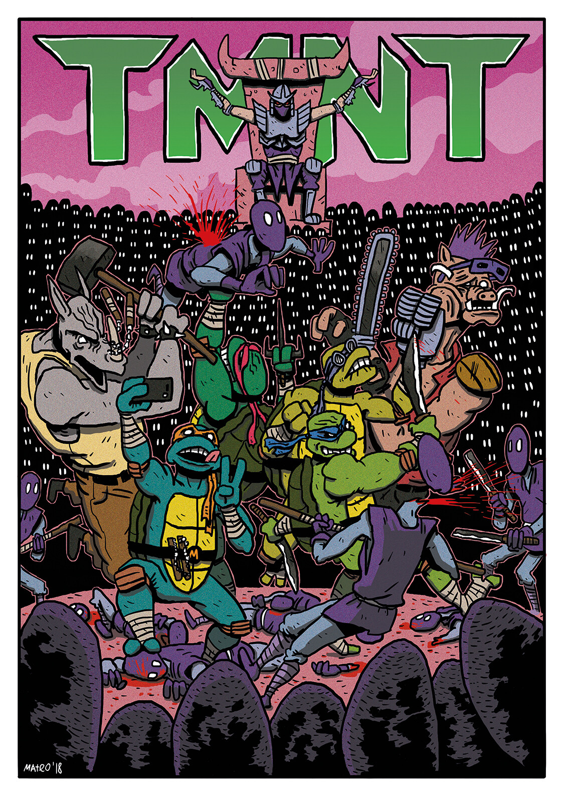 ArtStation - TMNT Cover