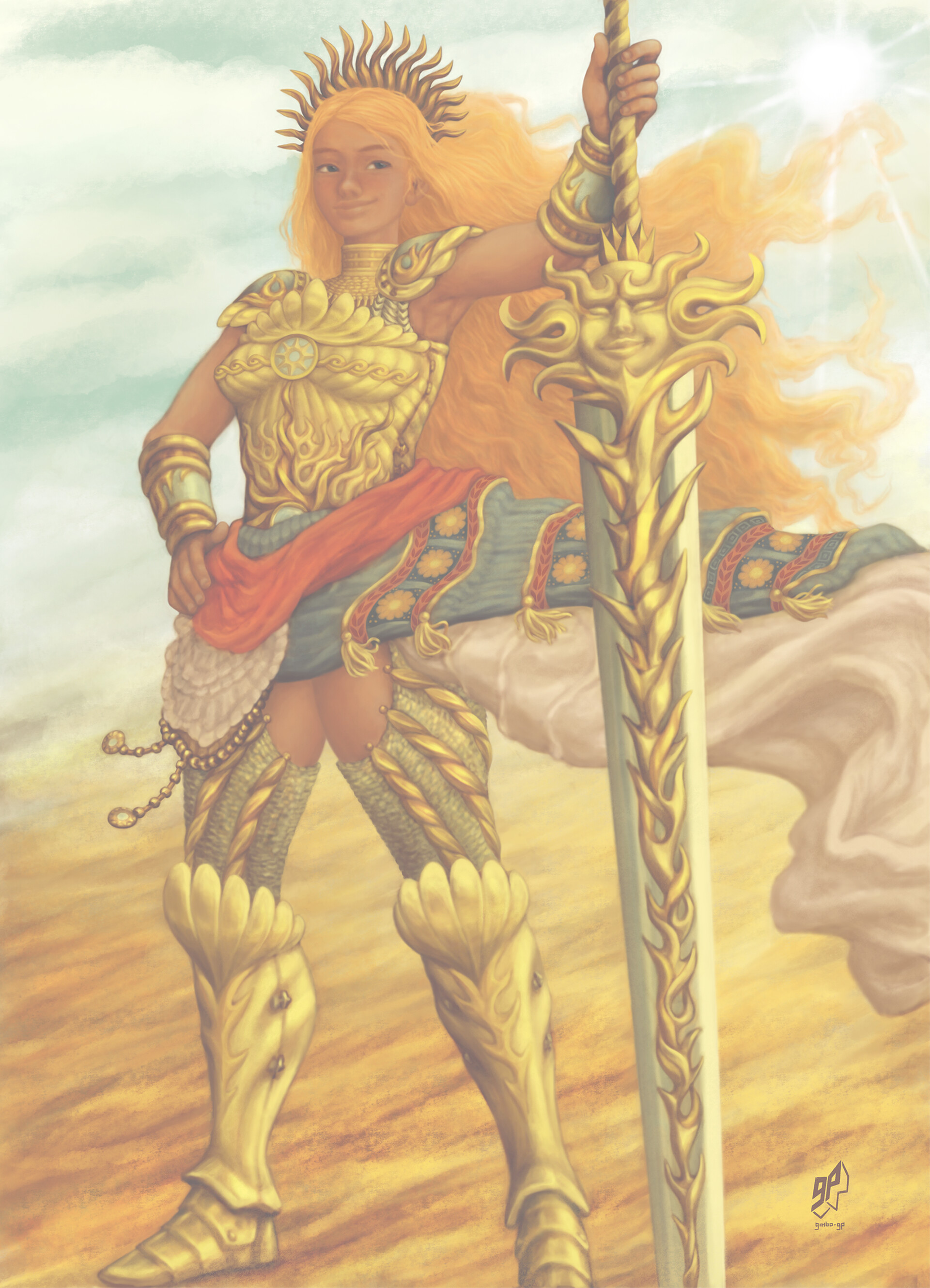 ArtStation Theia Greek goddess