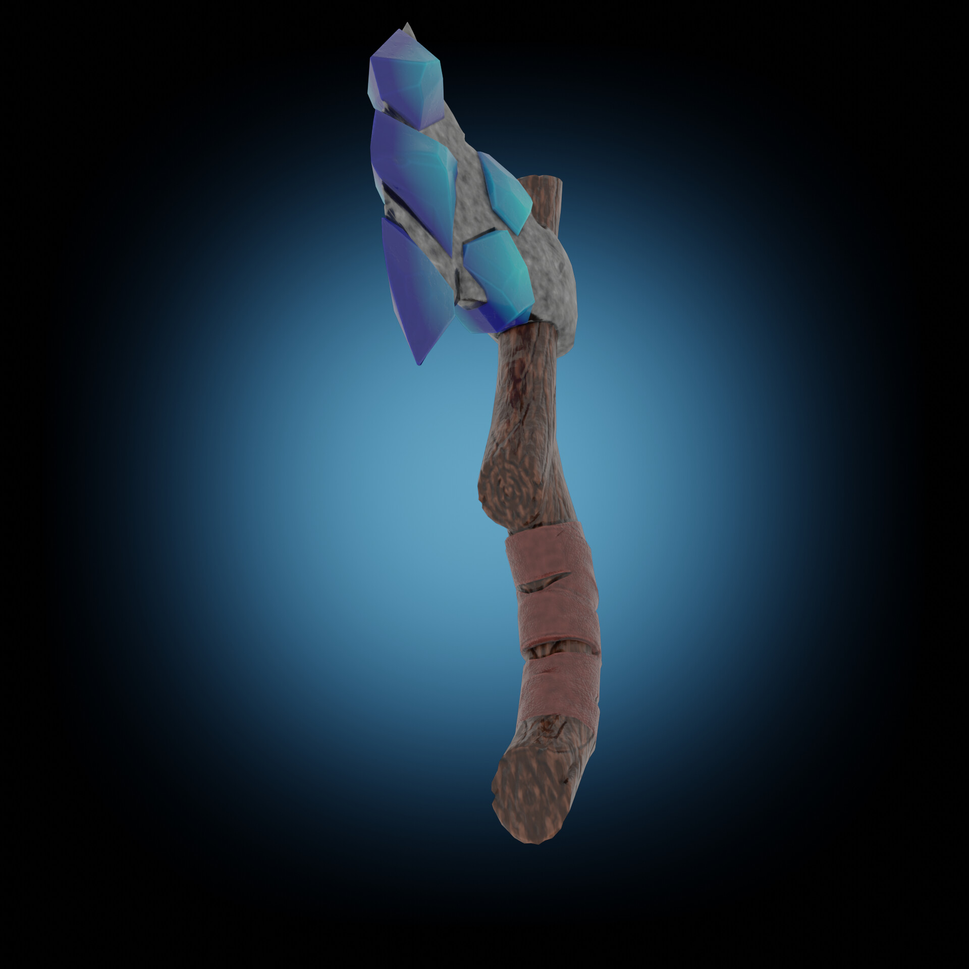 Artstation my first 3d model axe