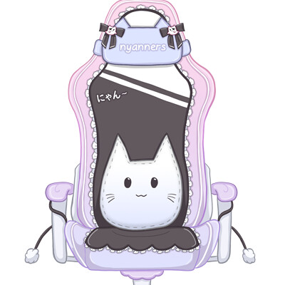 ArtStation - miyue's custom vtuber chair 