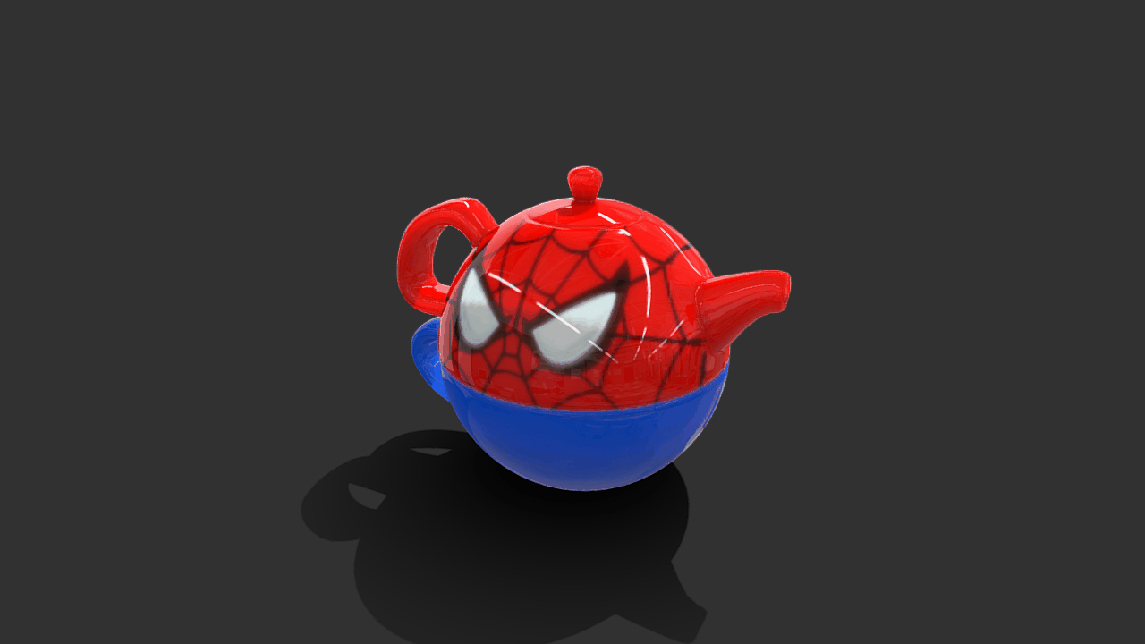 Spiderman 2025 tea set