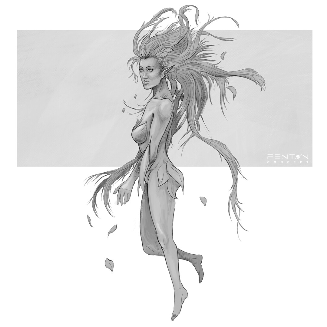 The Mysterious Flower Nymph