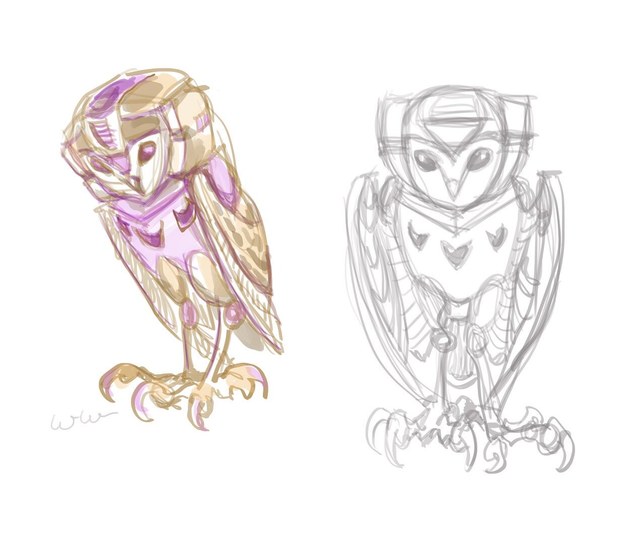 ArtStation Transformer Owl Concept Art