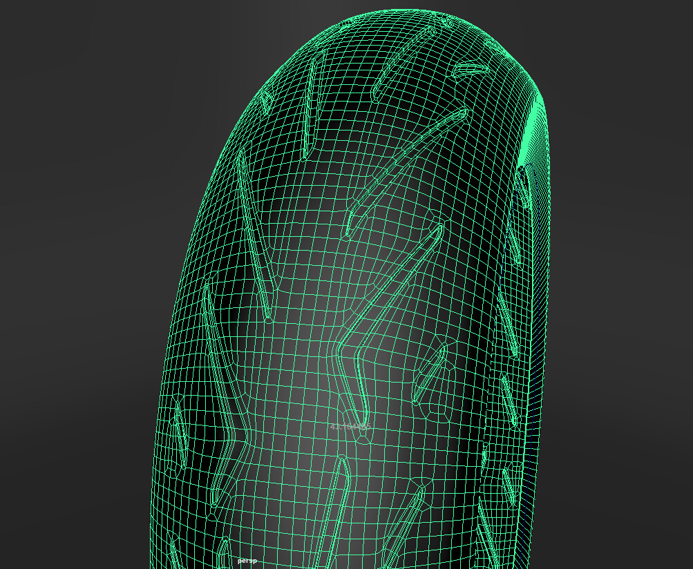ArtStation Motorcycle Tire Model