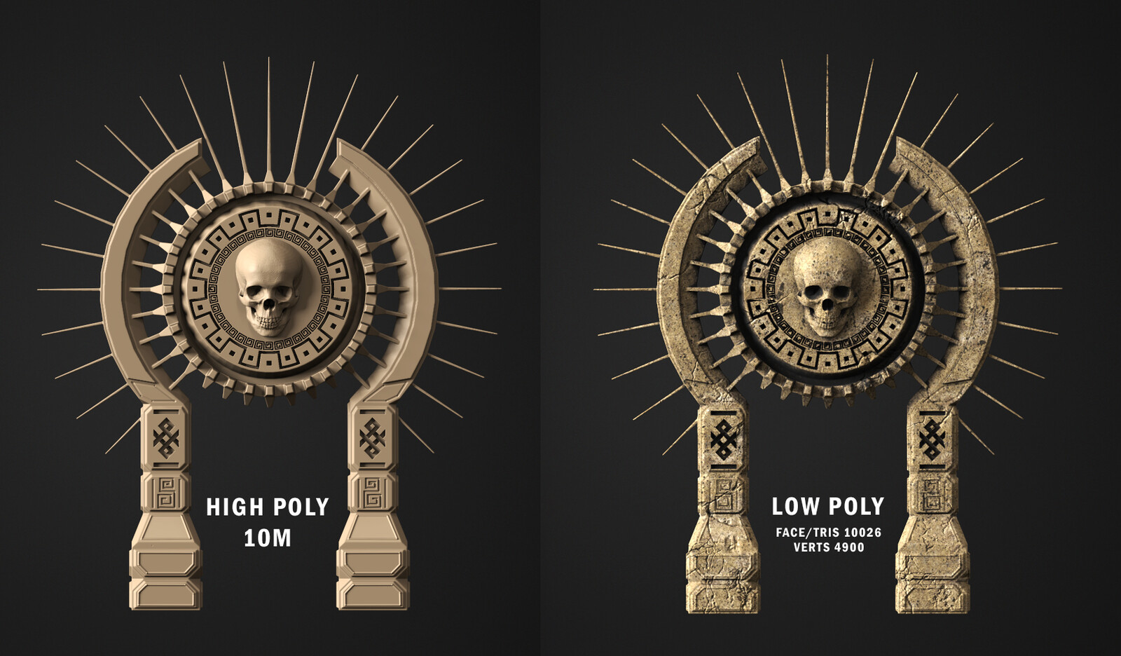 High Poly VS Low Poly