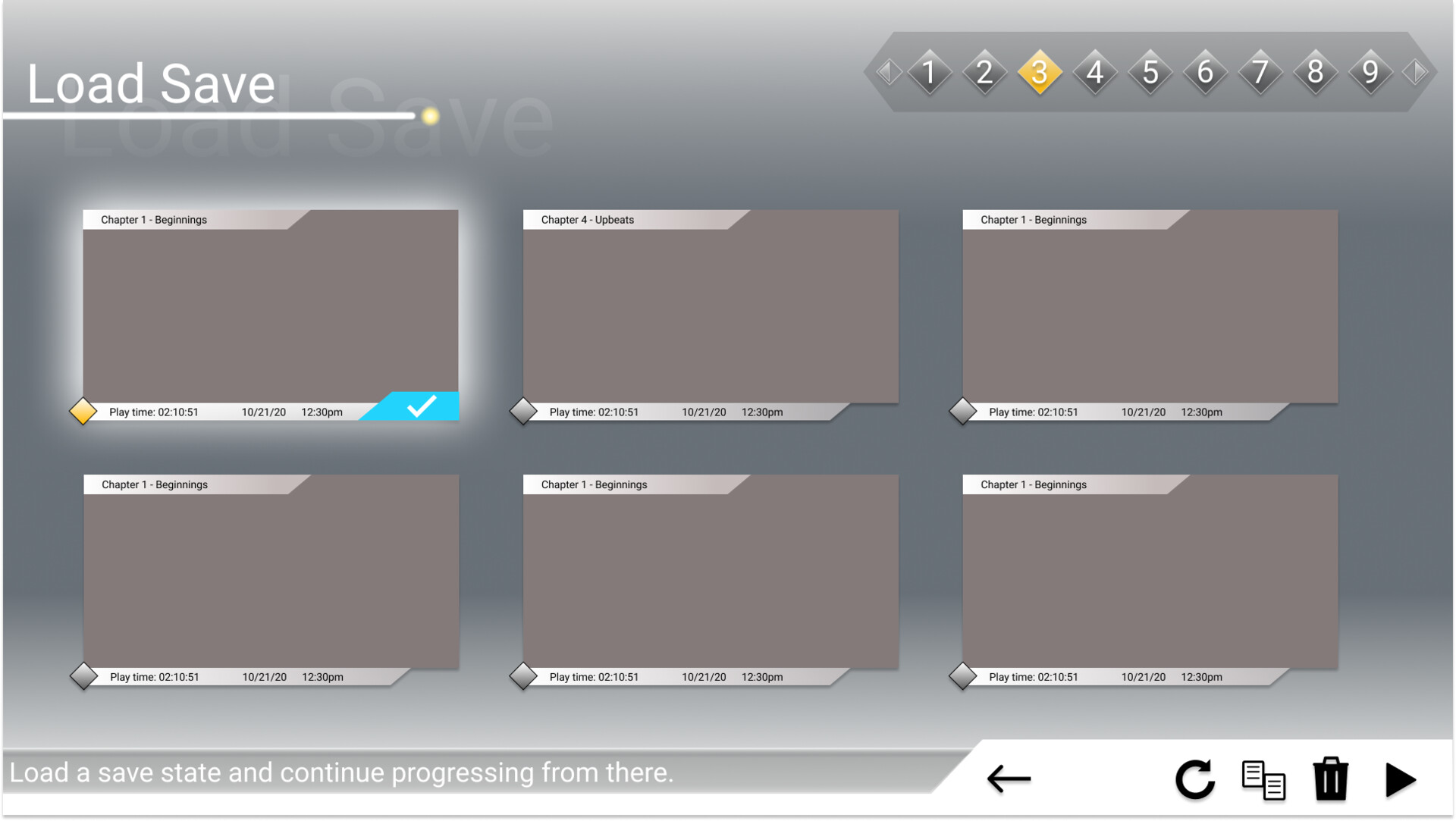 ArtStation - Visual Novel UI