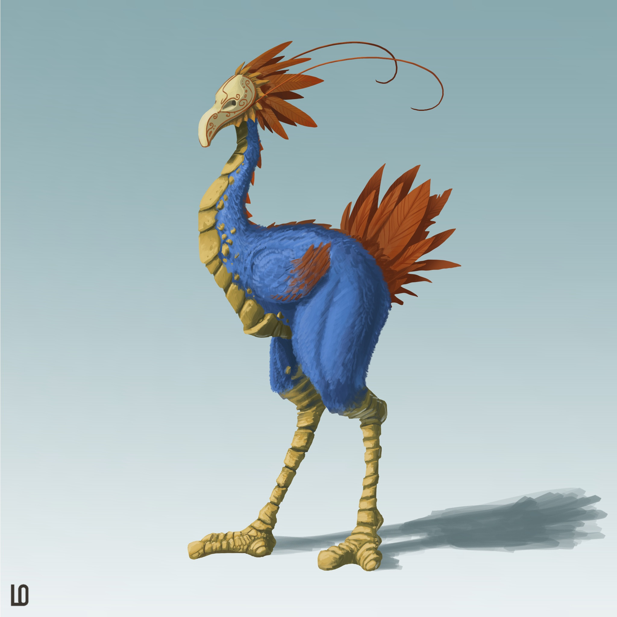 The carnivalesque ostrich