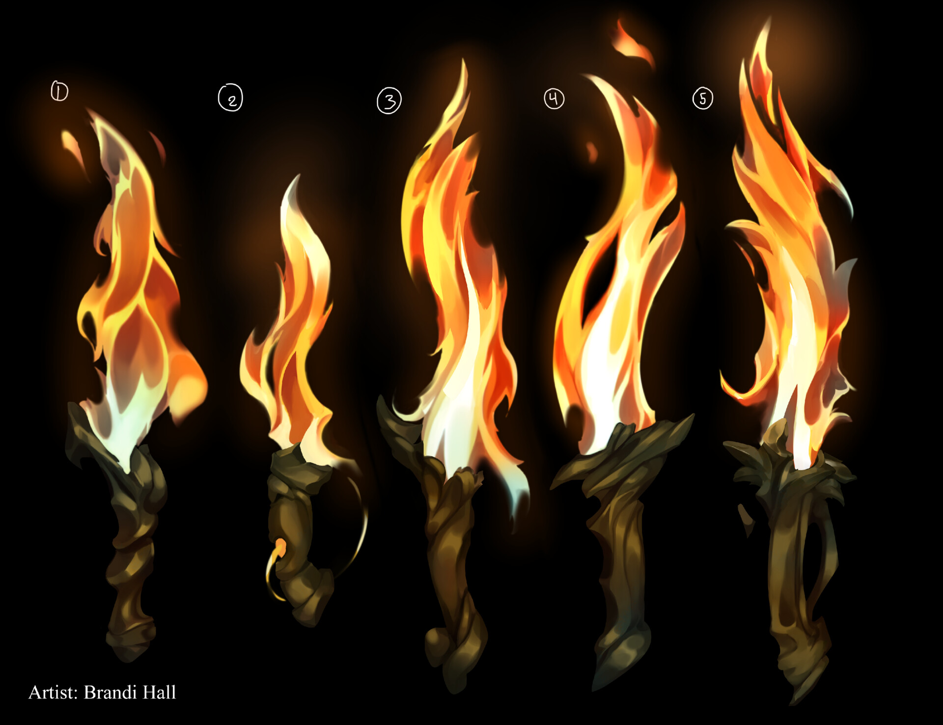 ArtStation Flame Daggers