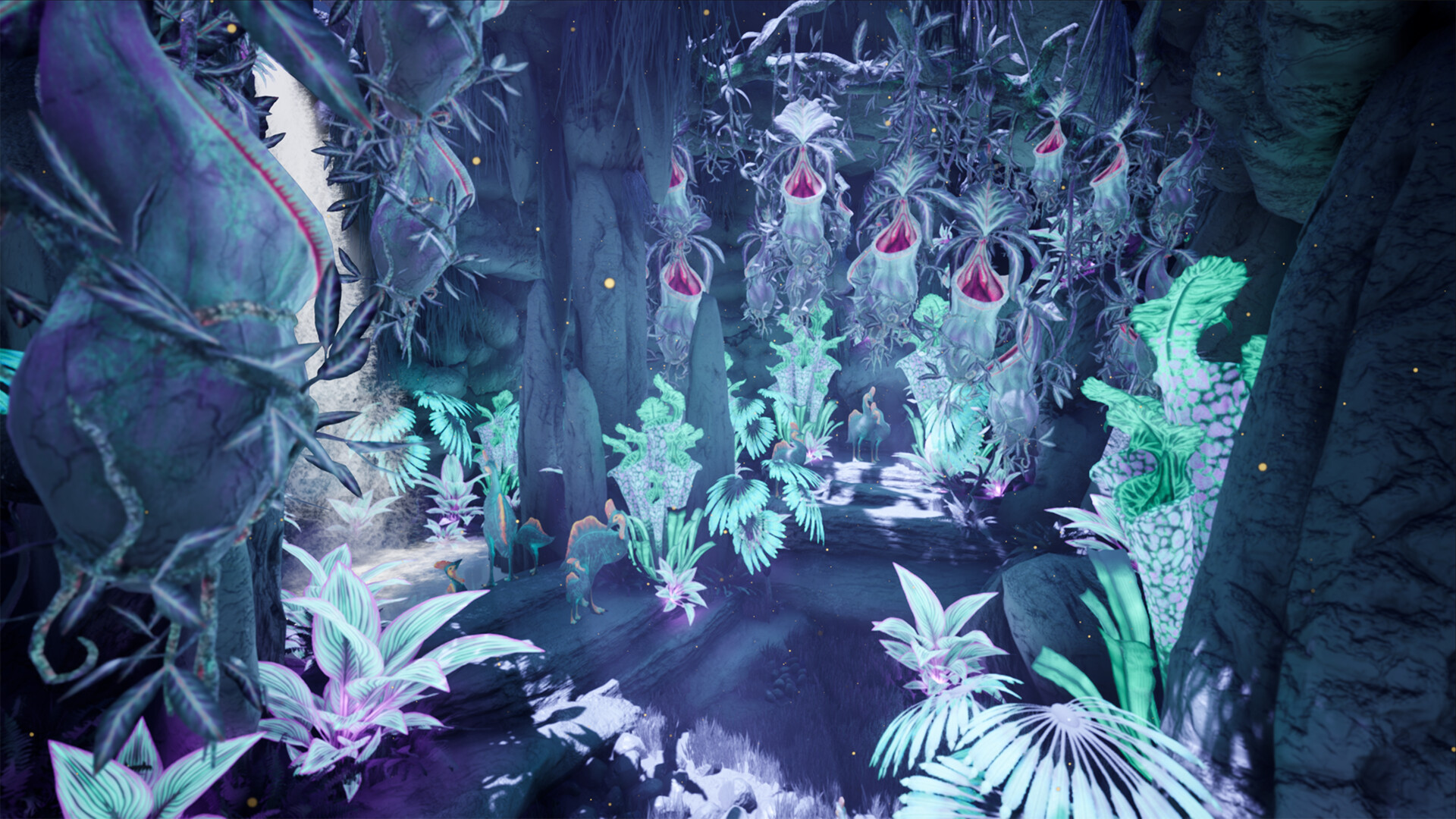 Normals + detail lights for the night scene