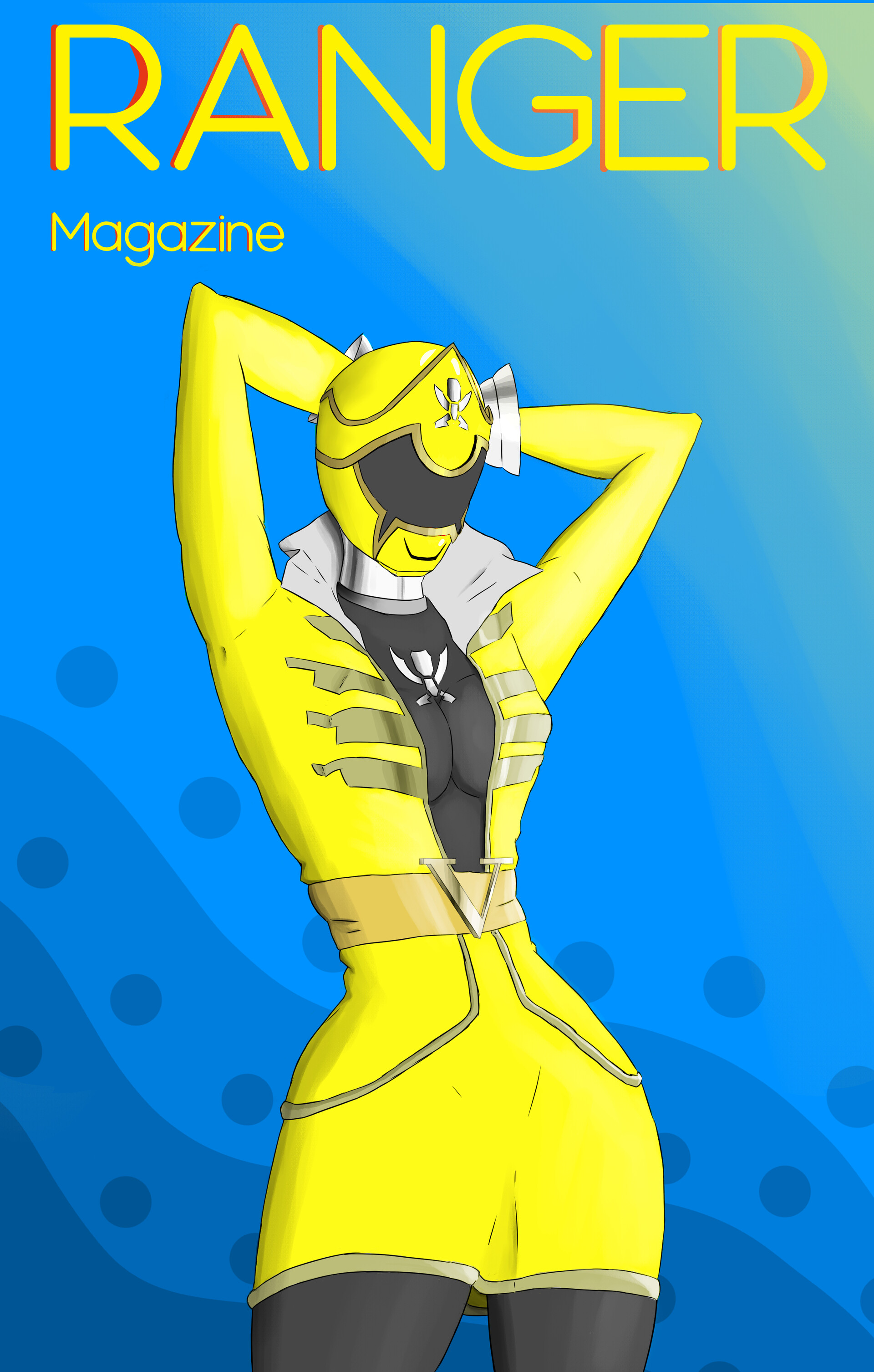 ArtStation - Ranger Magazine: Yellow Super Mega Force Ranger
