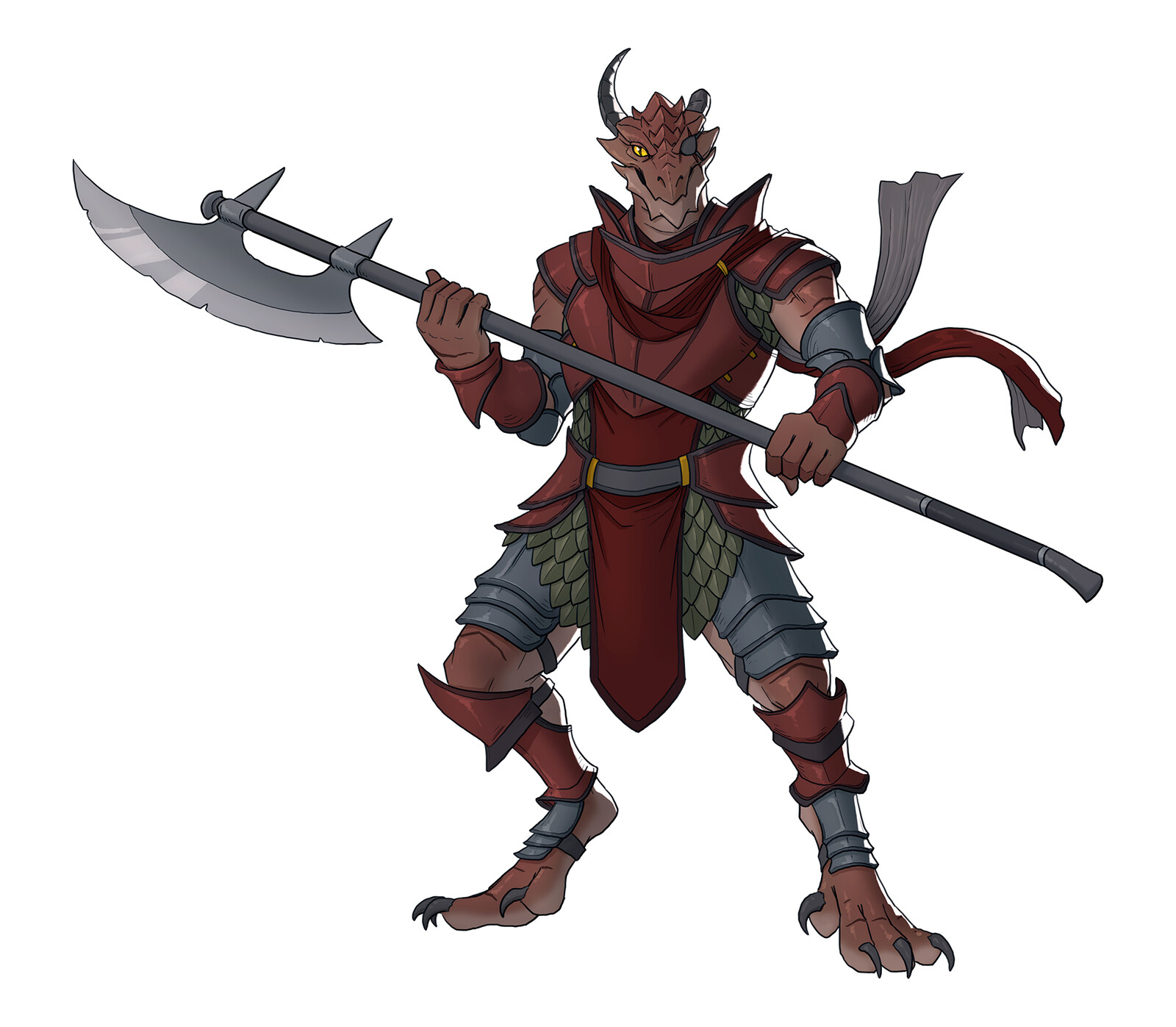 Bakul, Dragonborn Wyvernrider.