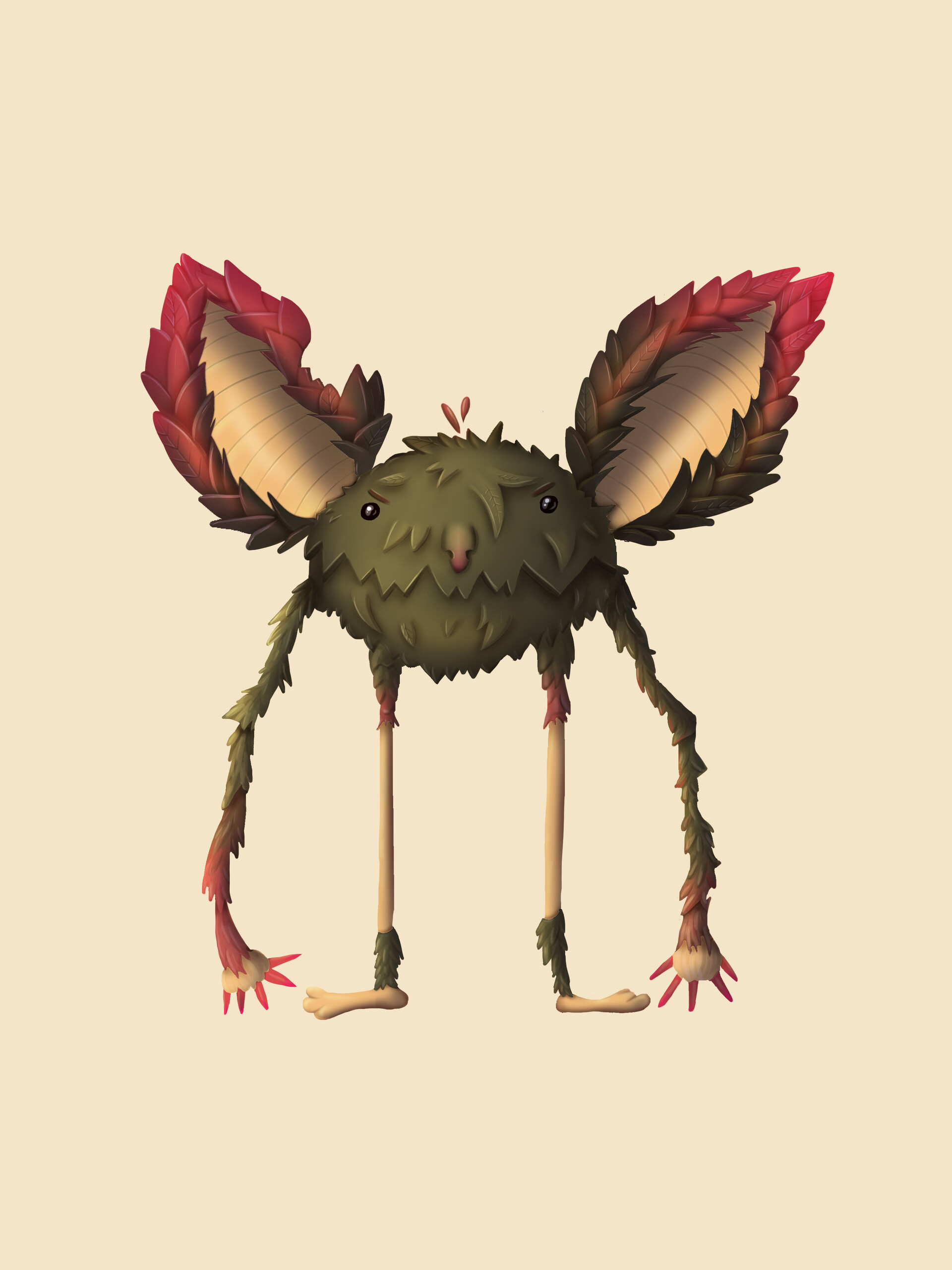 ArtStation - Leaf monster