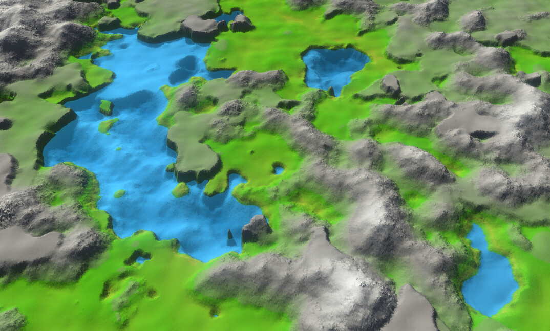 One example of a generated terrain.