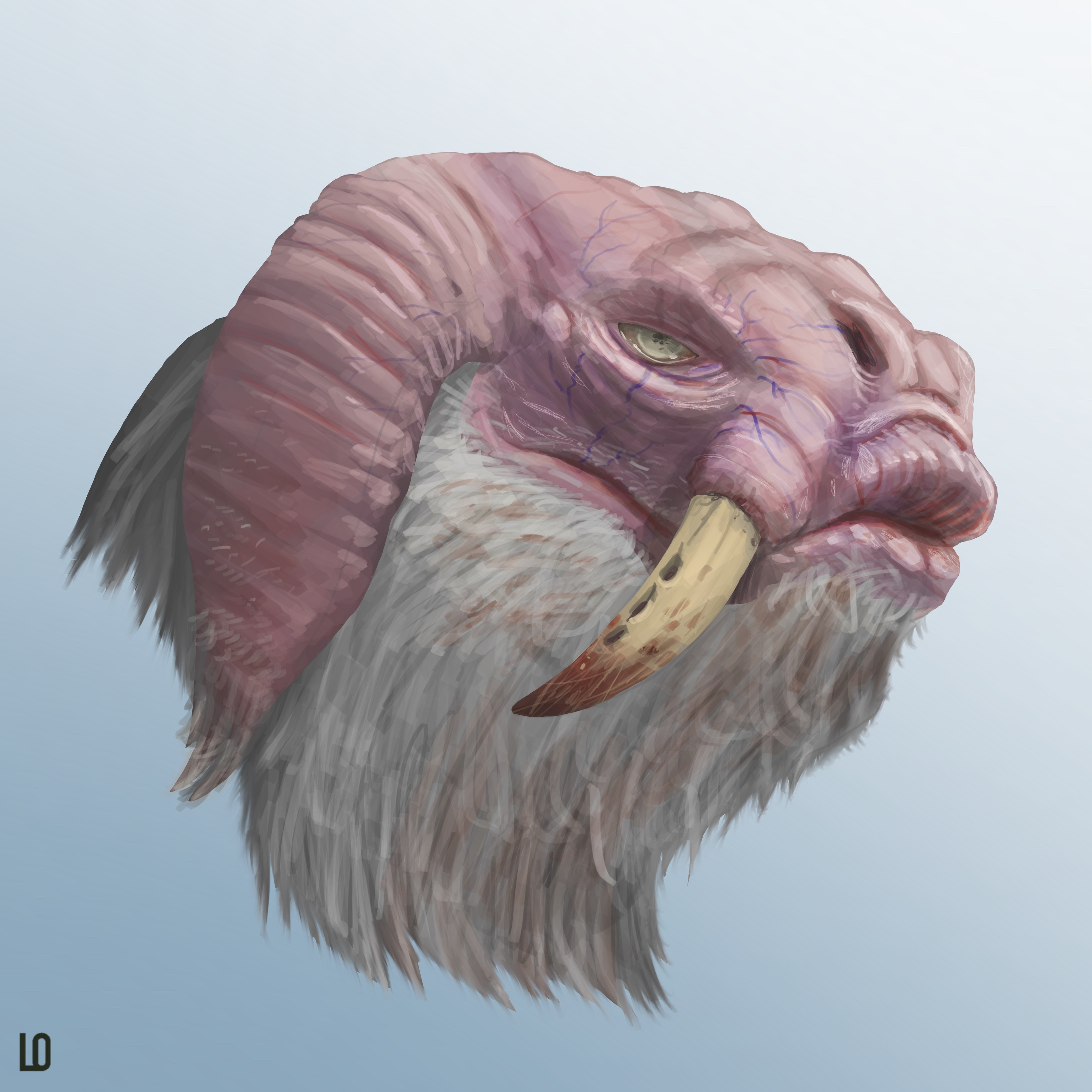 Grumpy sabretooth