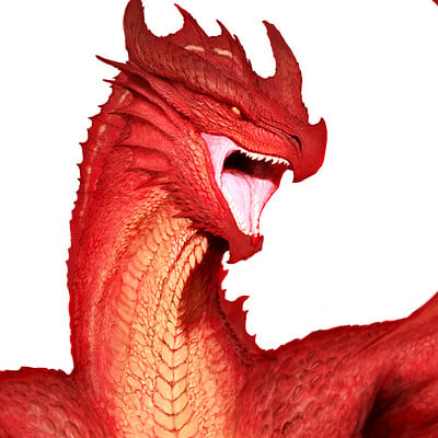 John tedrick d d monsters august red dragon