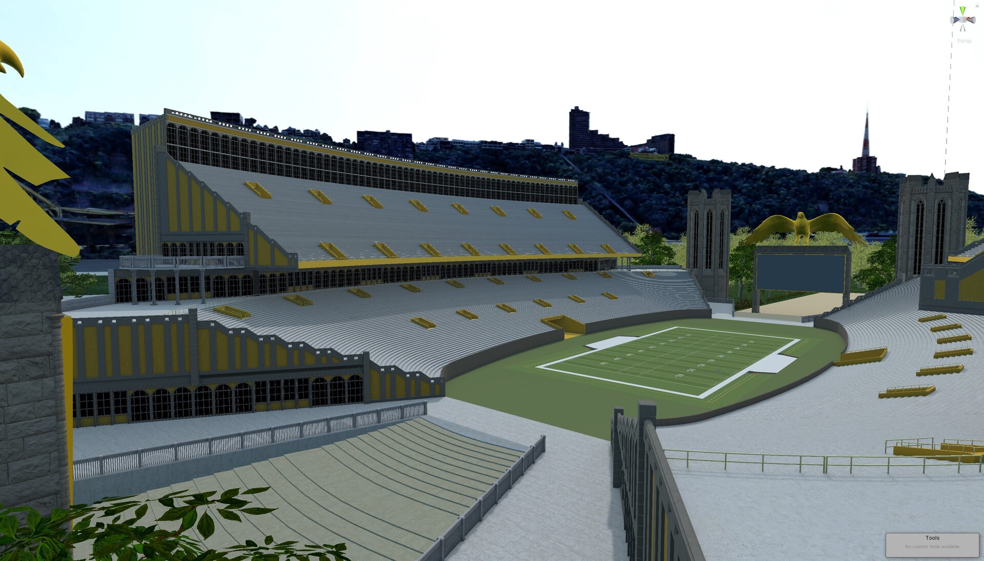 ArtStation Axis Football 2023 Pittsburgh Stadium