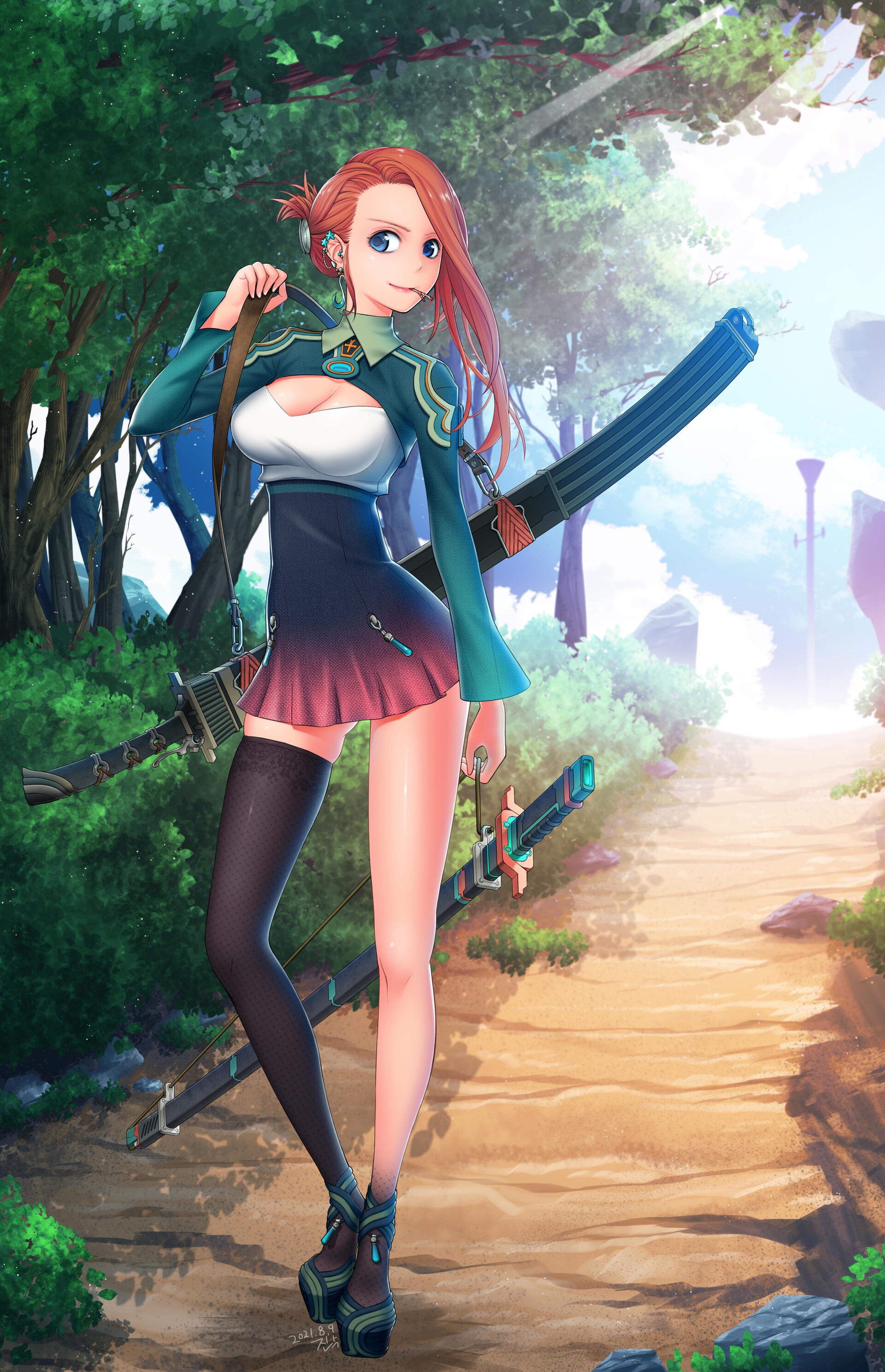 Anime Girl Swordsman Tatsu Yamashiro Moon Poster Decorative Painting Canvas  Wall Art Living Room Posters Bedroom Painting 24x36inch60x90cm   Amazonca Home