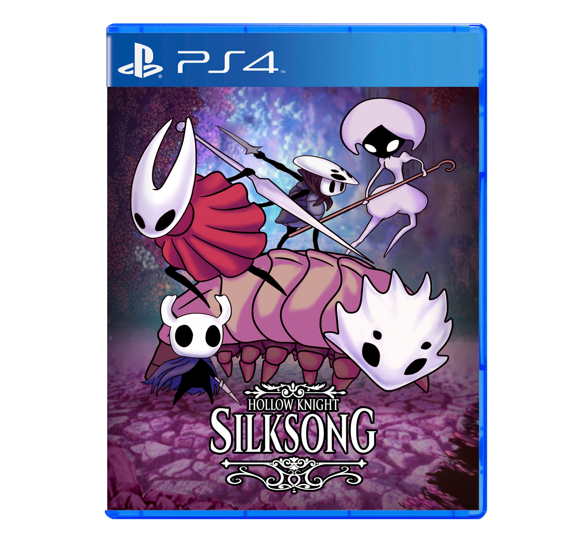 ArtStation - Hollow Knight Silksong Game Cover (not the official Art)