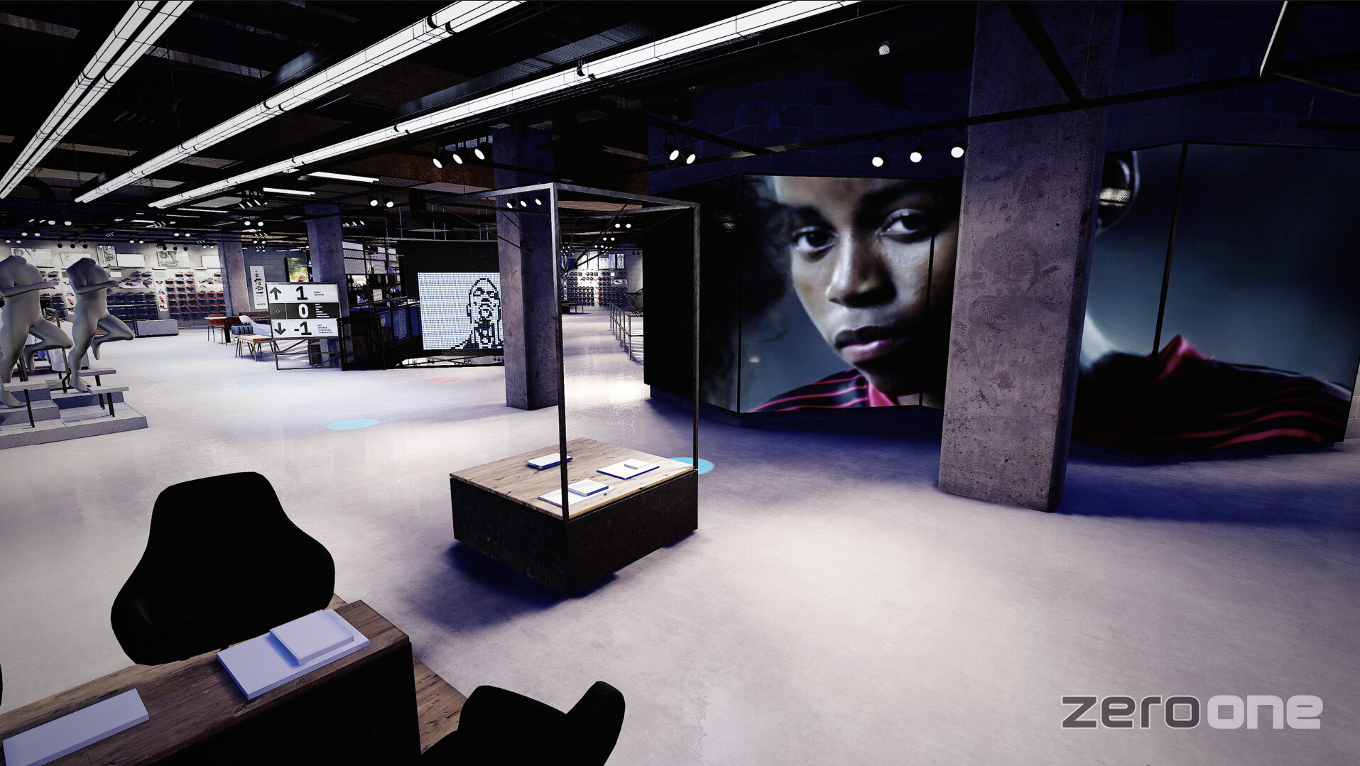 ArtStation - Showroom: Adidas Paris - Zero One