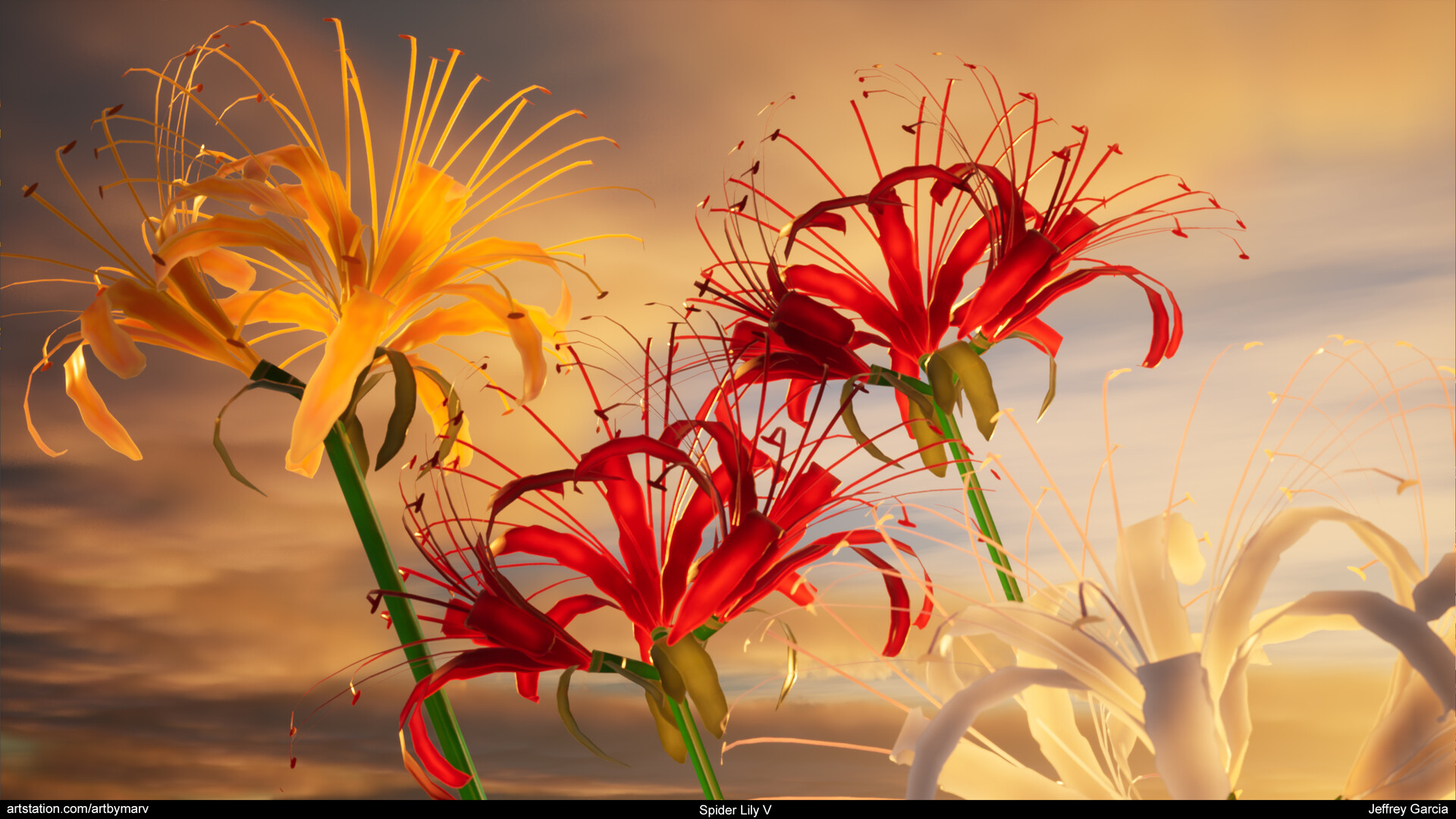 Artstation Spider Lily Jeffrey Garcia