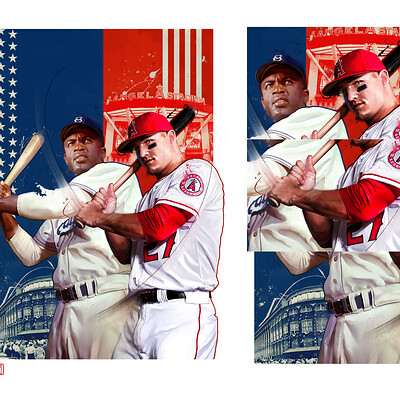 ArtStation - Mookie and Bellinger home runs