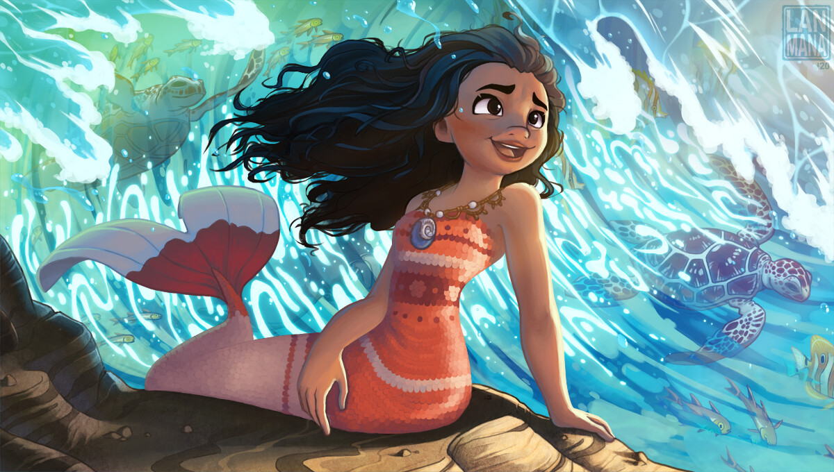 Topless Moana