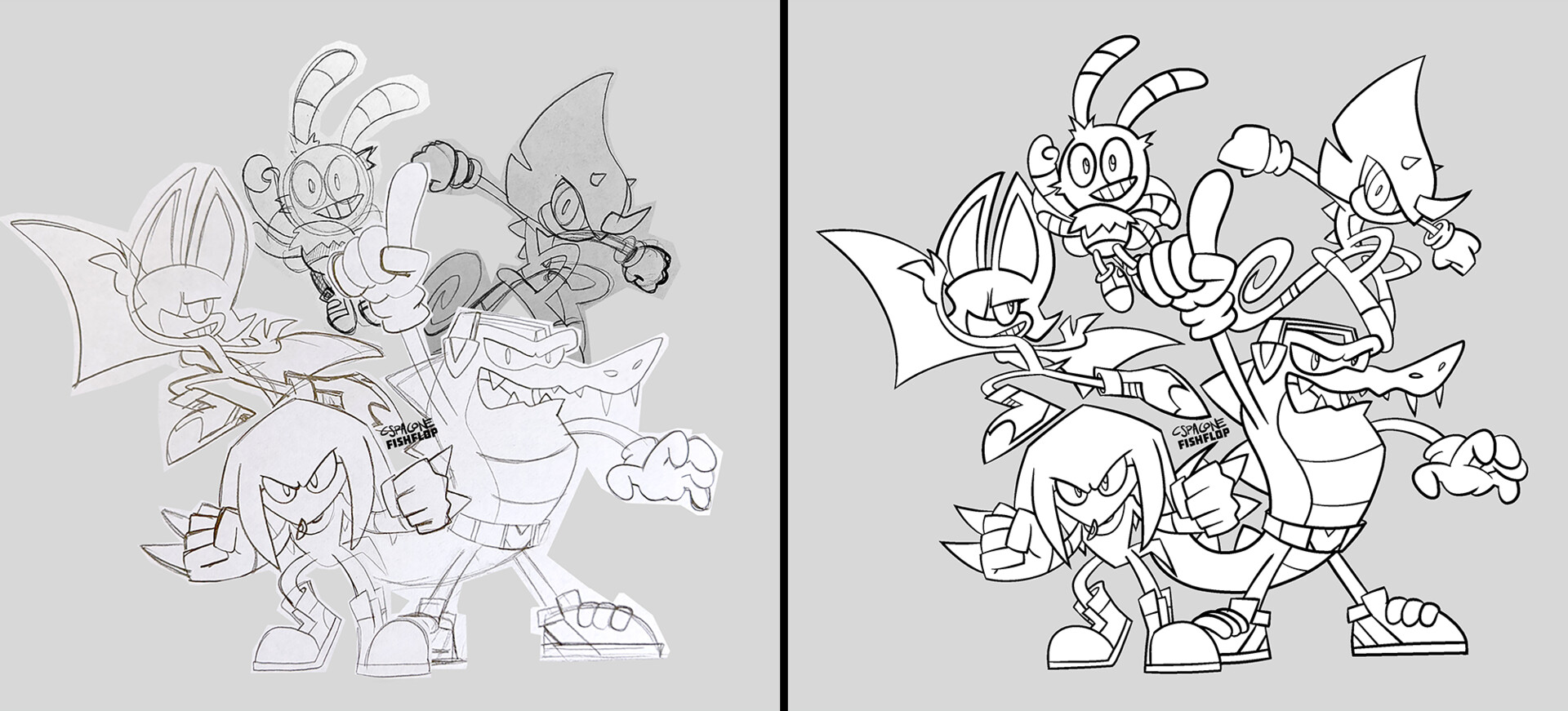 ArtStation - Team Chaotix