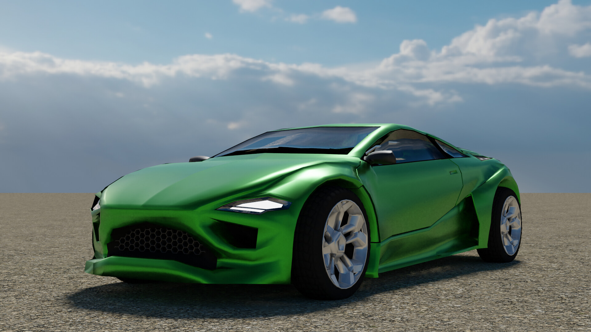 ArtStation Sports car design 01