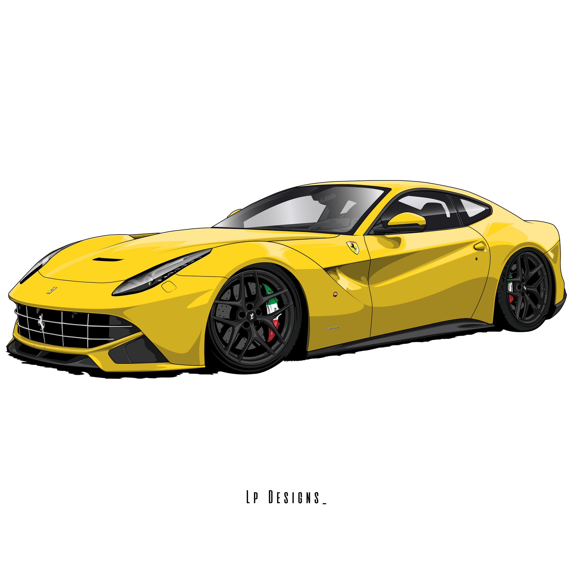 ArtStation - Ferrari F12 Berlinetta