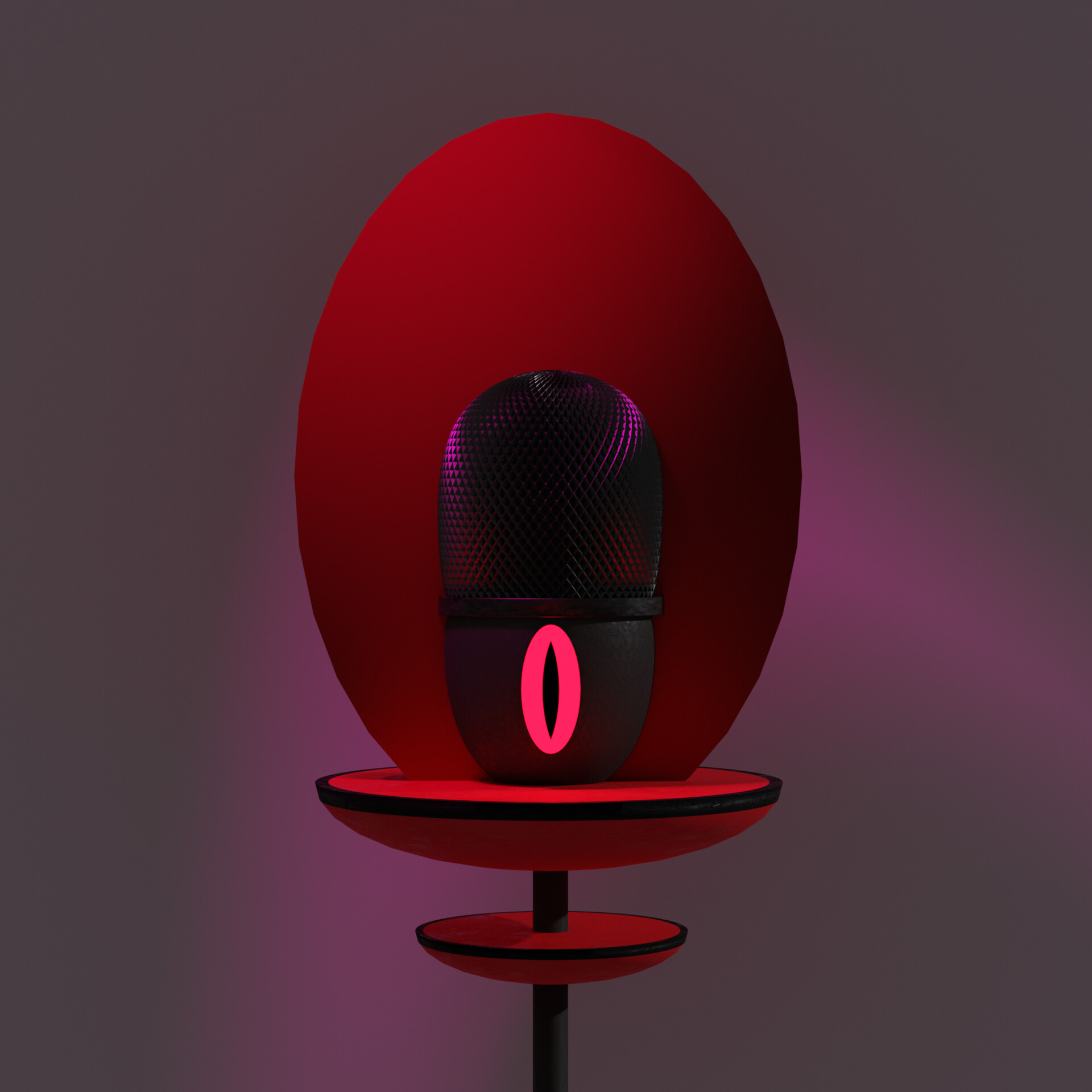 Artstation hazbin hotel alastor mic