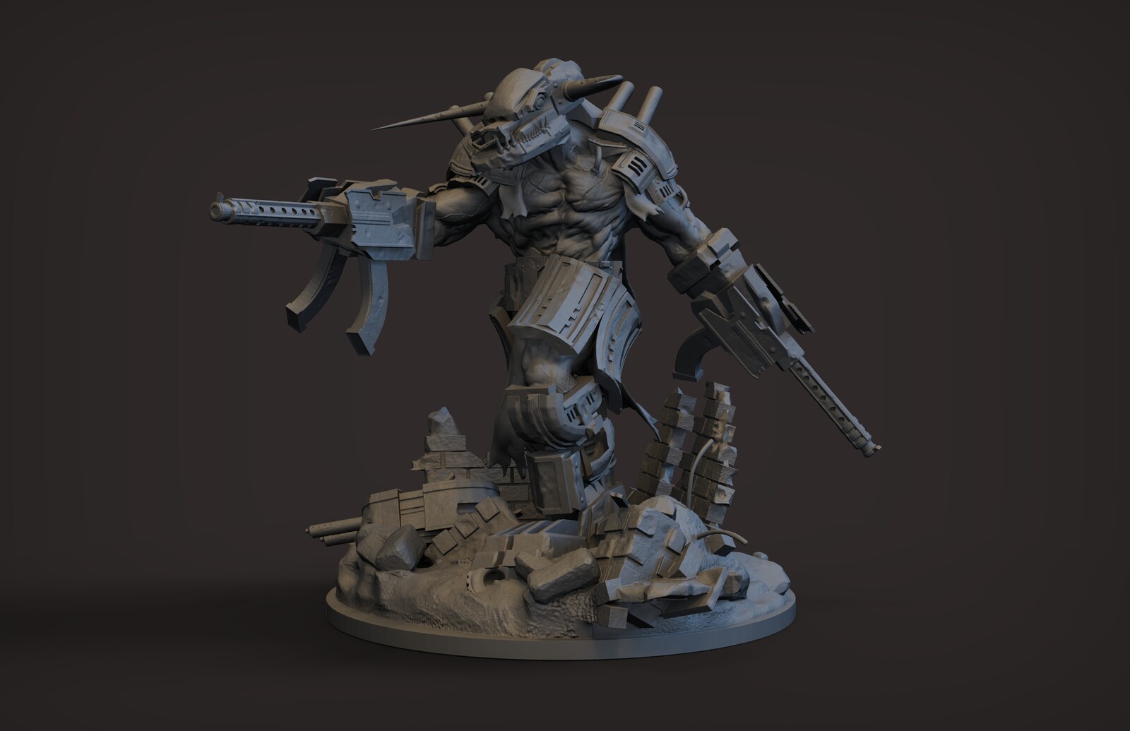 Bulkhead - Minotaur Statue