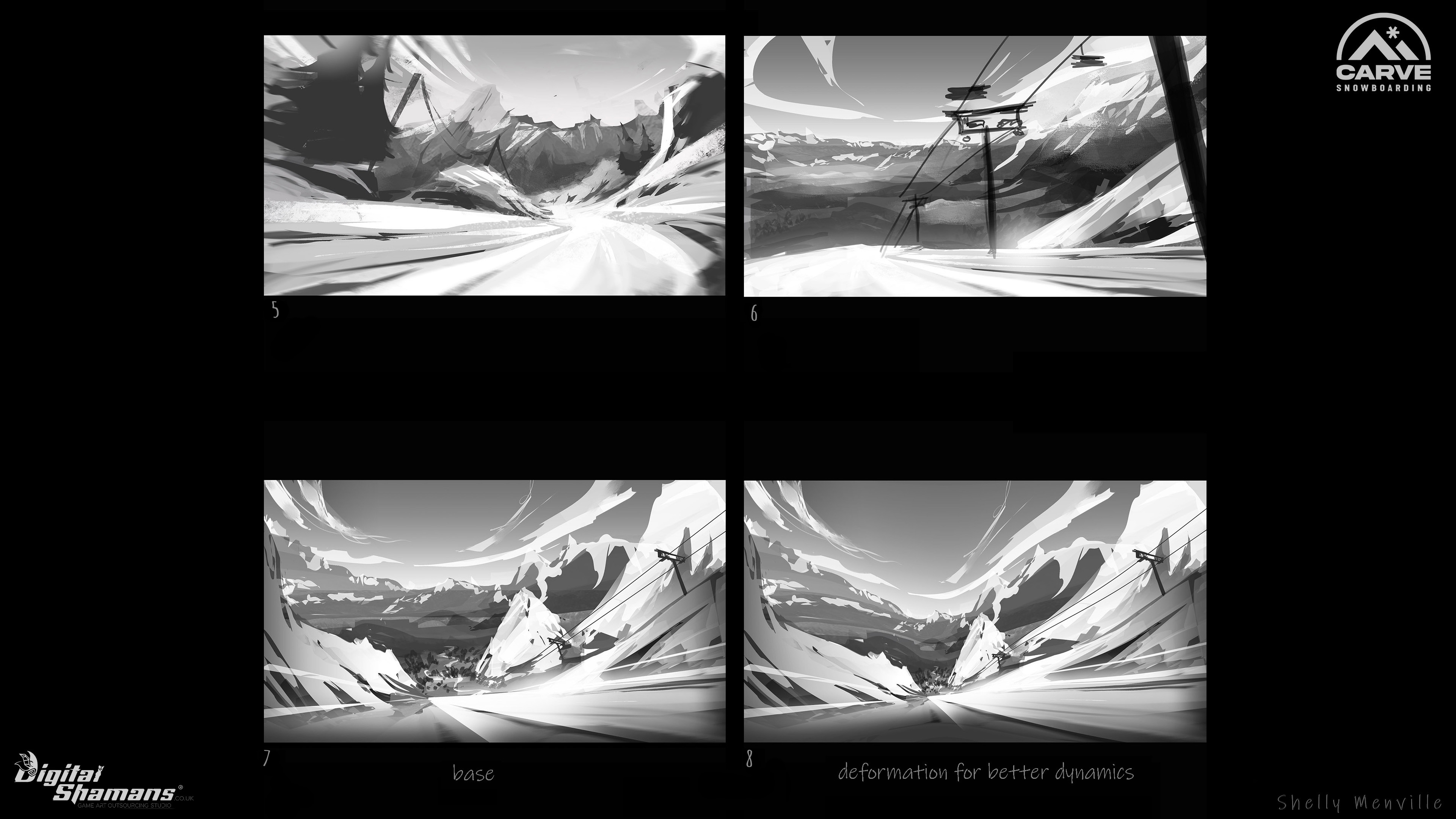Carve Snowboarding - Enviro - Roughs