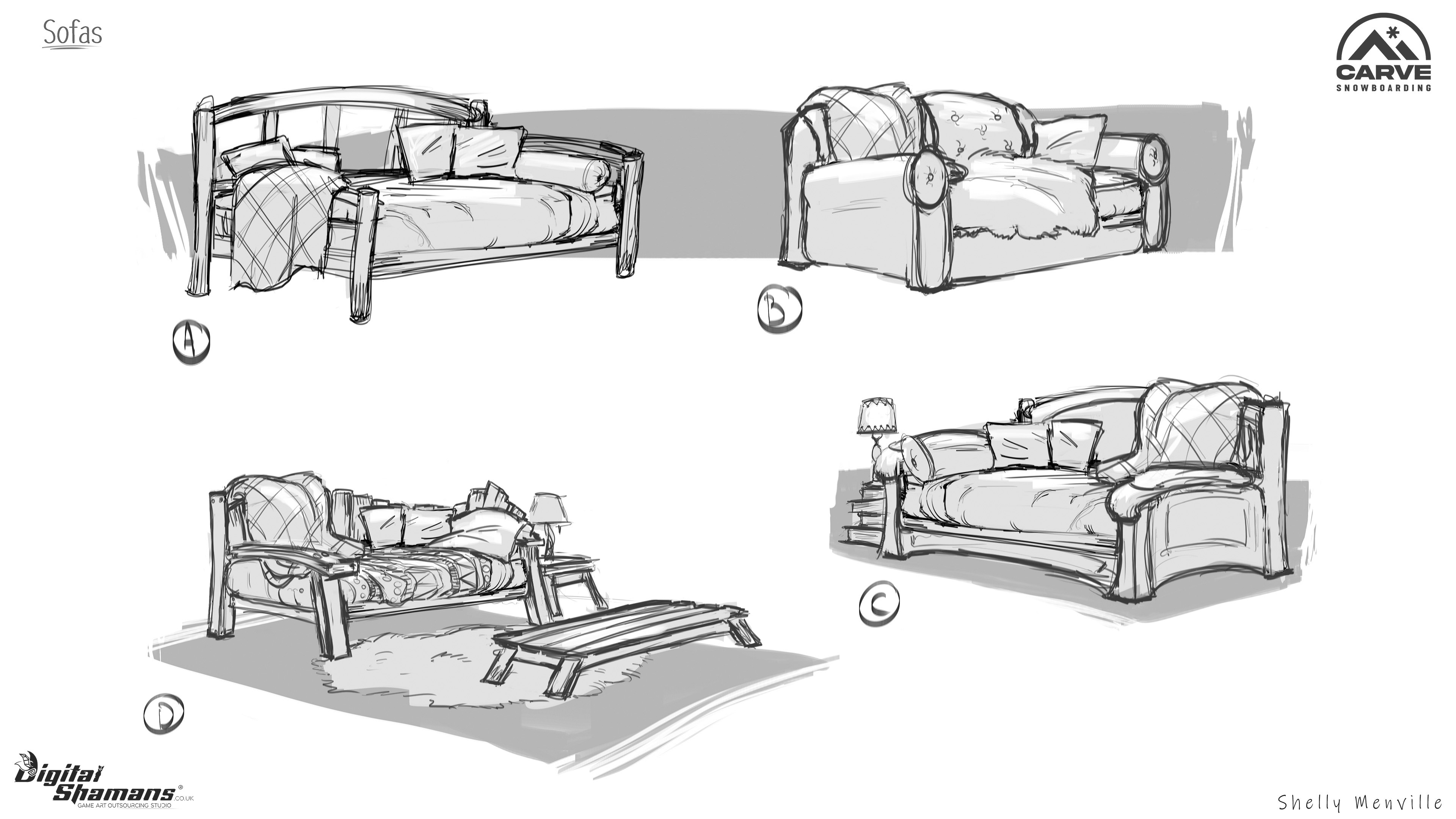 Carve Snowboarding - Cabin Furnitures