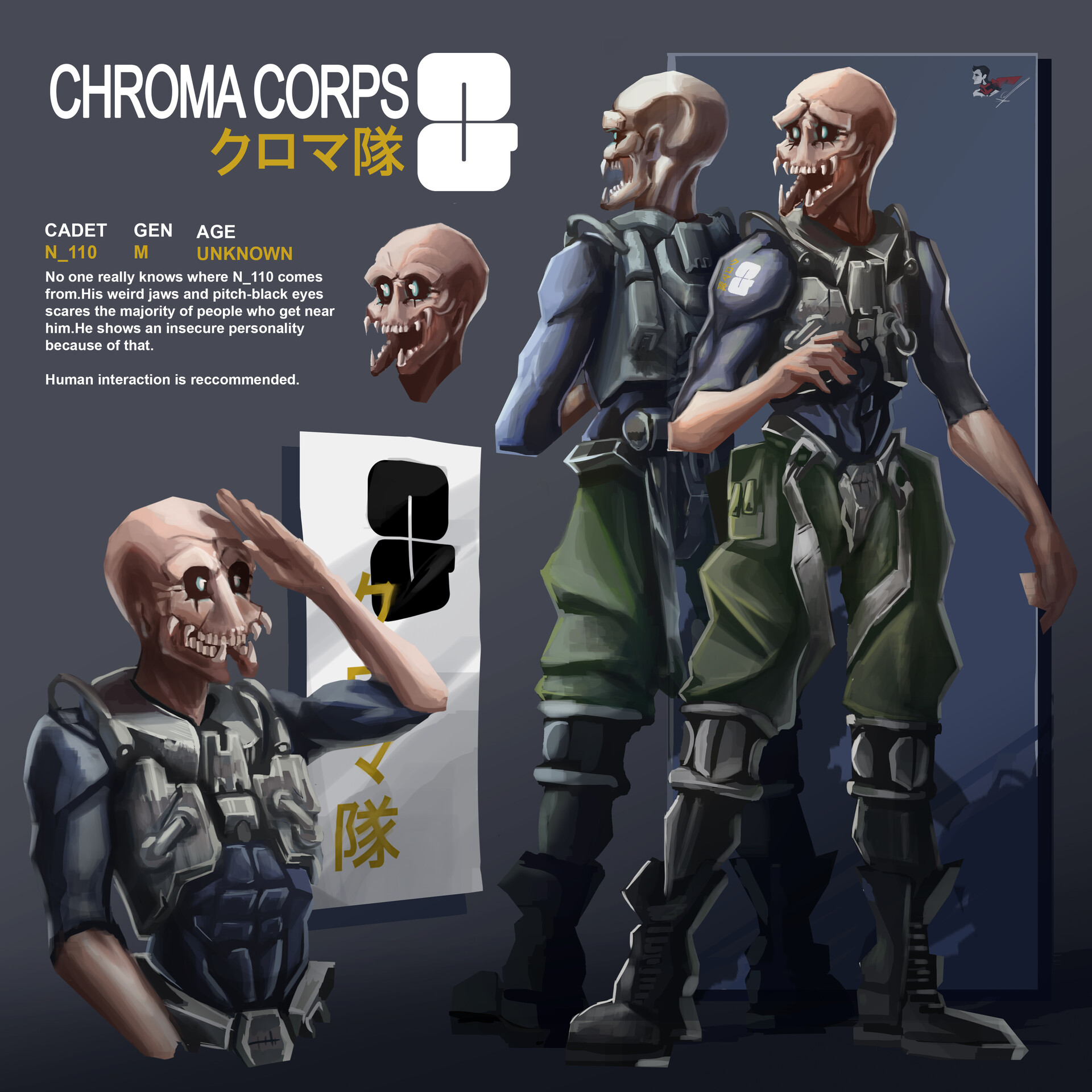 ArtStation Chroma Corps Cadet