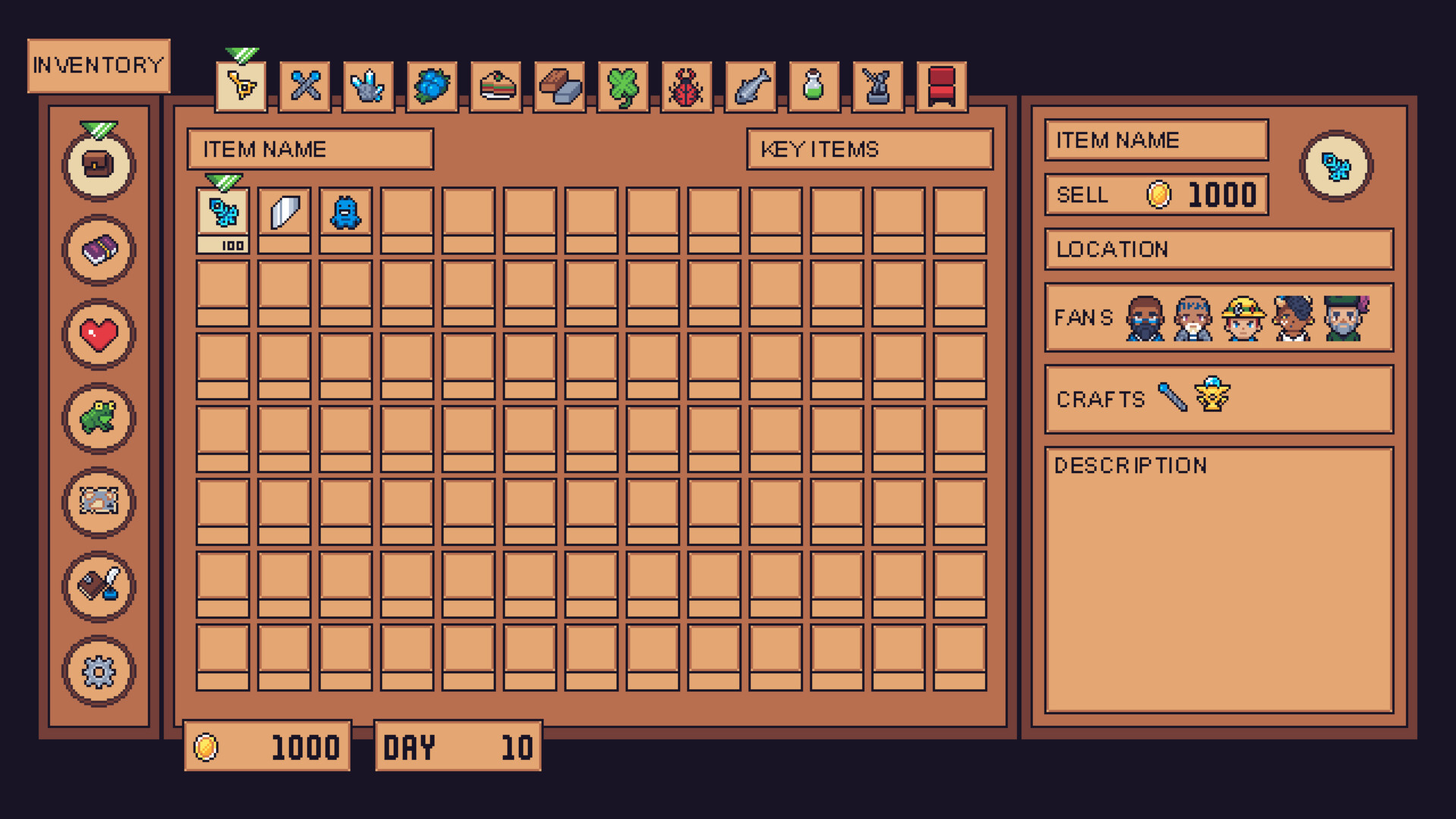 ArtStation - The Hedge Wizard UI and Menu Designs