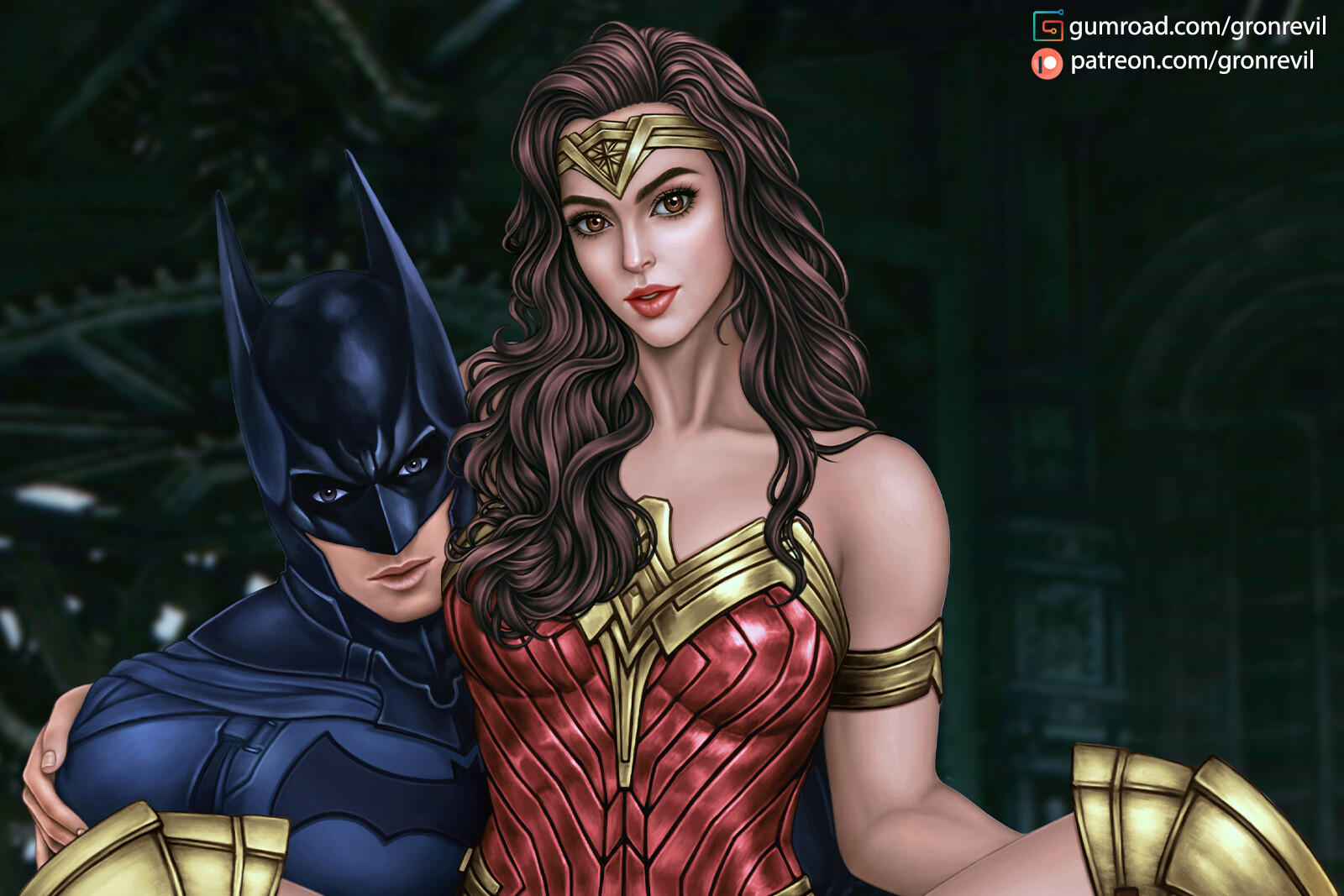 ArtStation - Batman & Wonder Woman