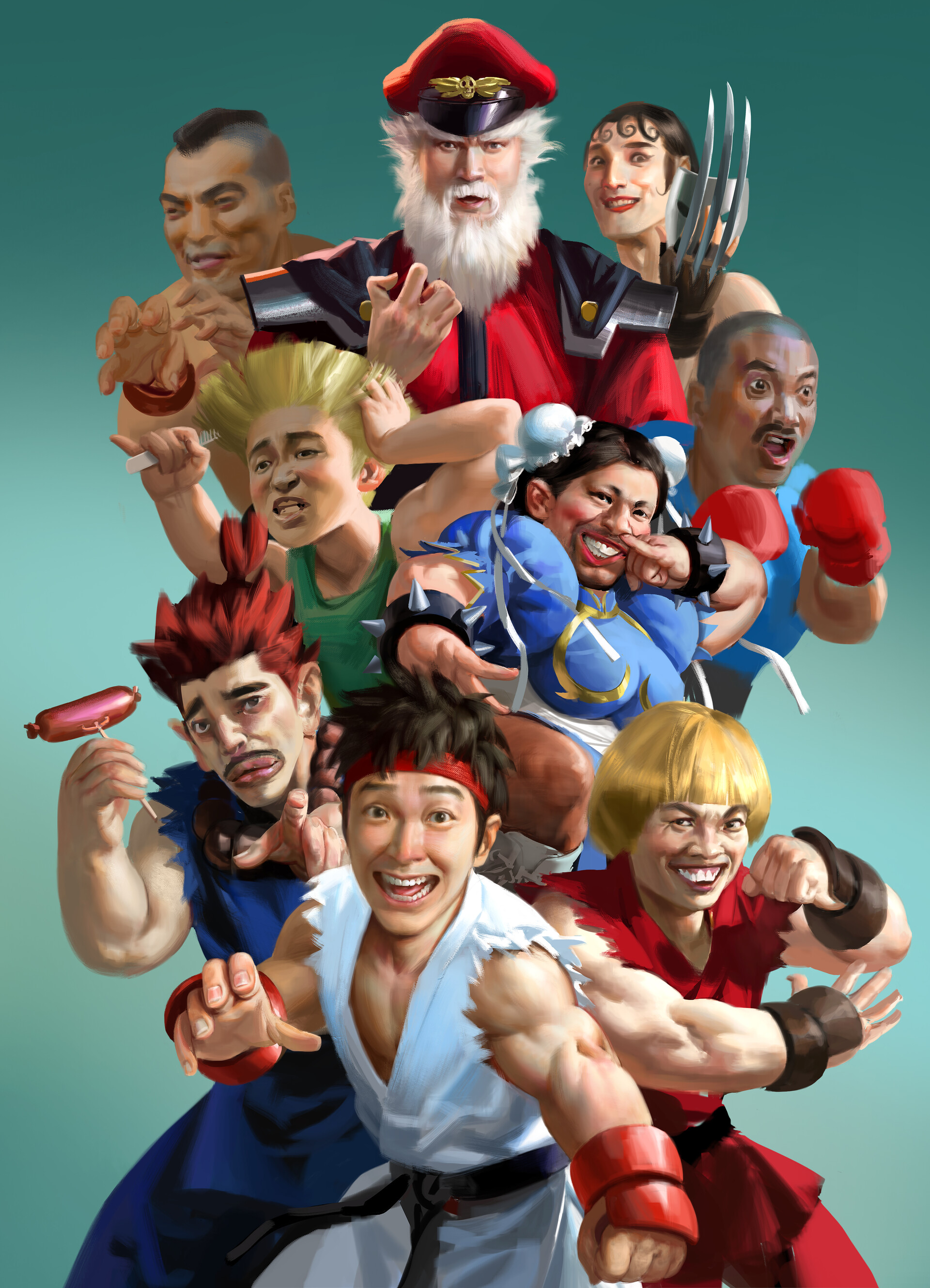 ArtStation Hong Kongmovie star X Street Fighter