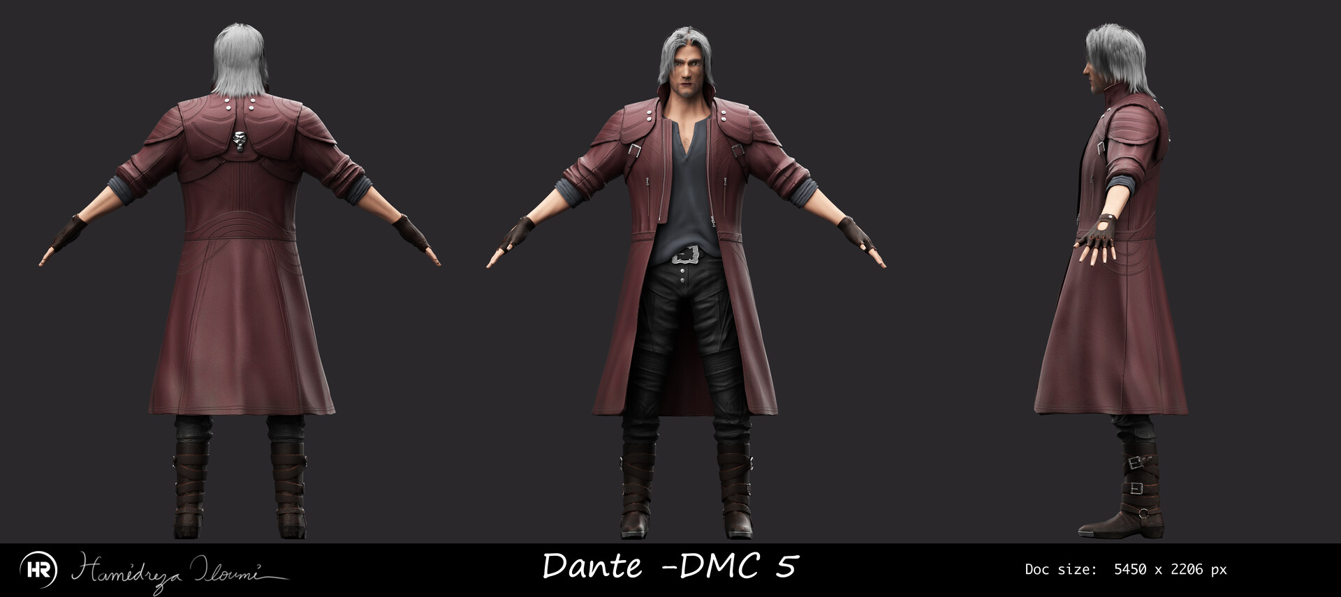 Devil May Cry 5 - Dante Real Time by I_S_Pavel, Character Art, 3D