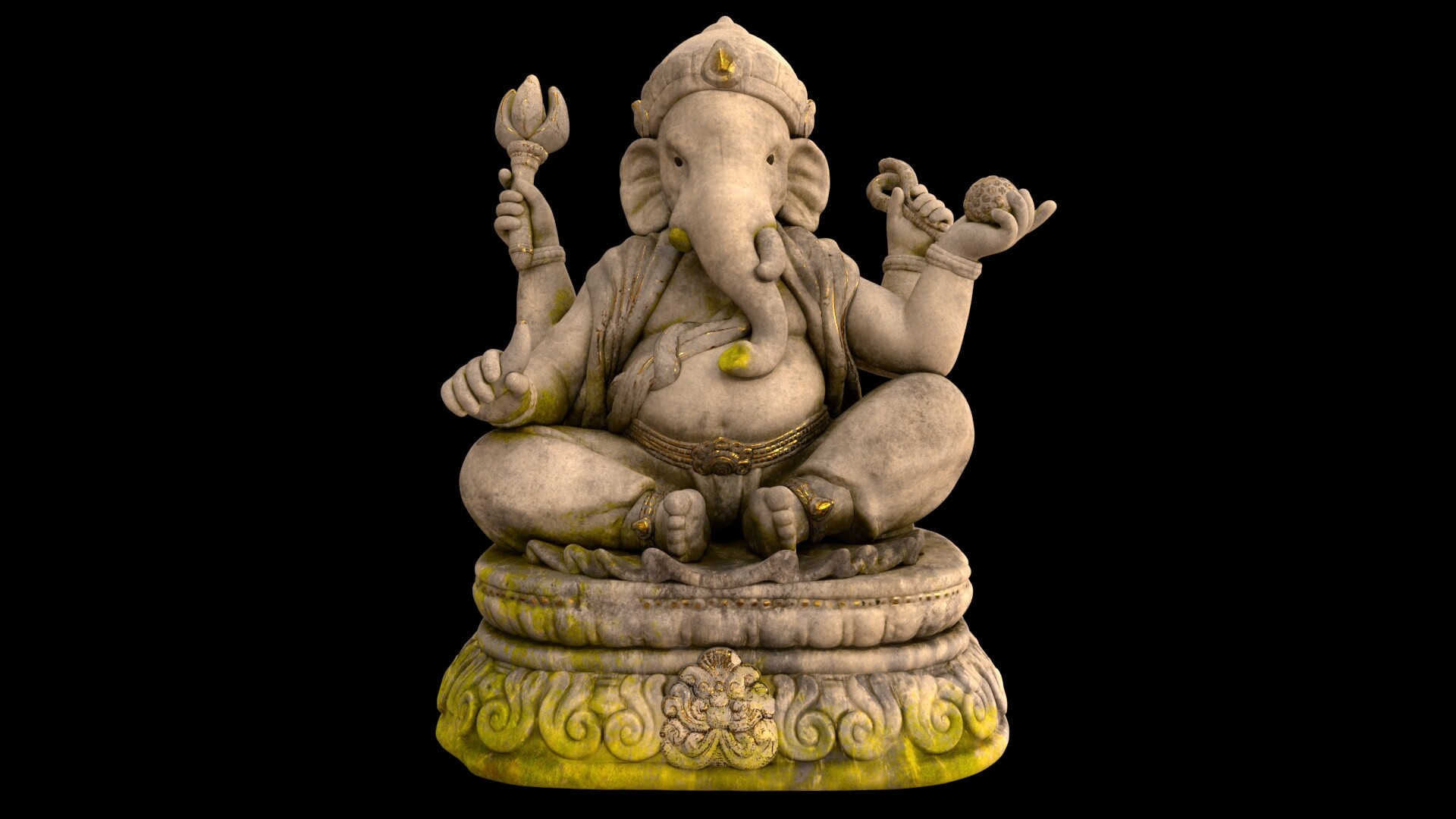 ArtStation Ganesha Statue Texture