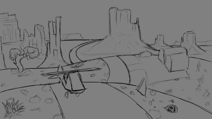 Process (from sketch to post-production)