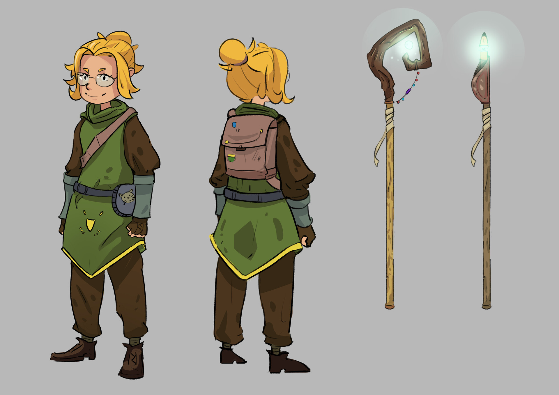 ArtStation - Mage character design based on a friend