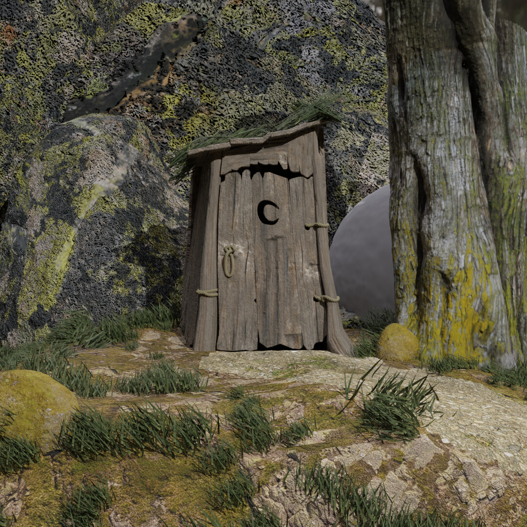 ArtStation Shrek toilet