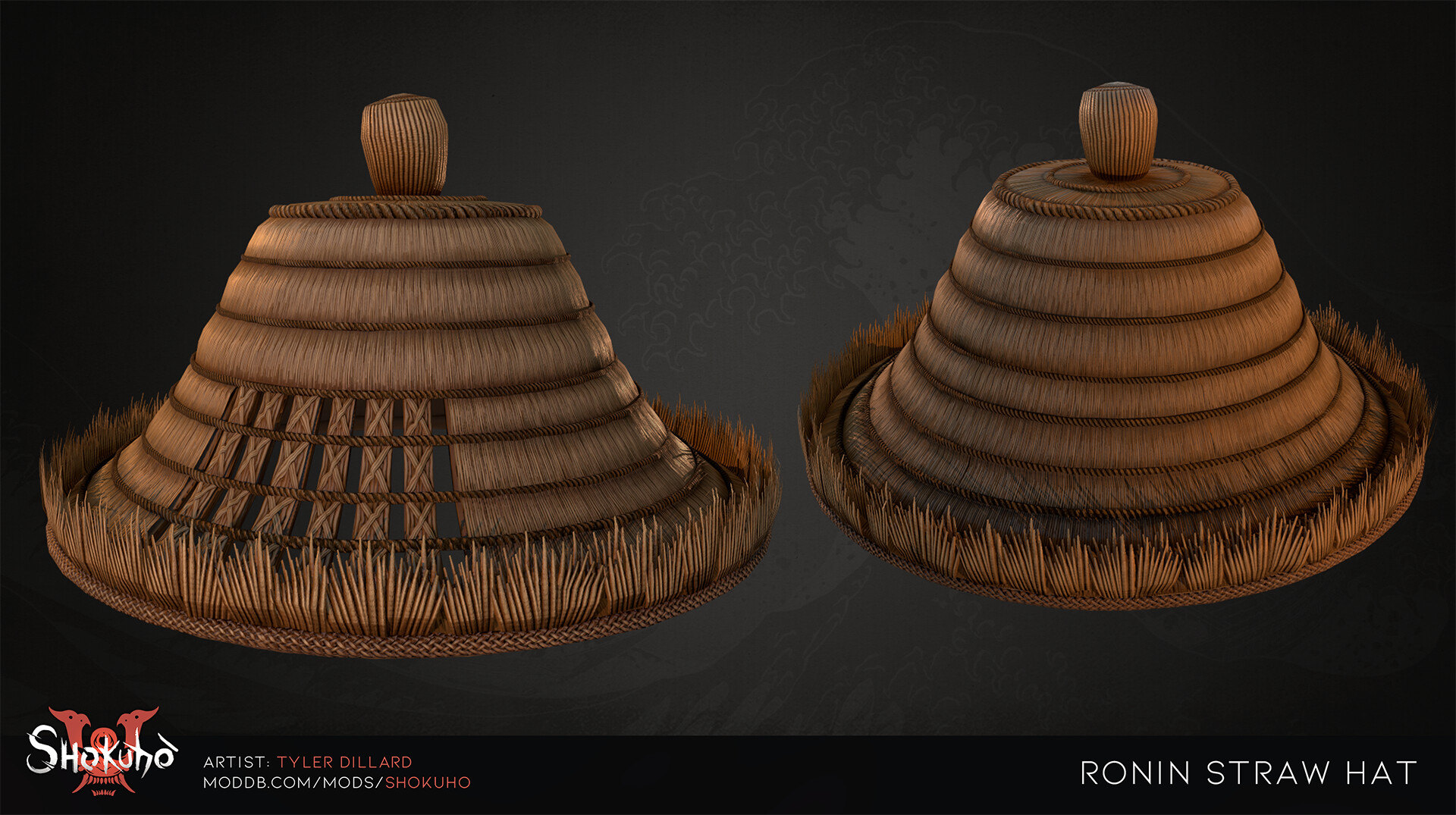 ArtStation - Japanese Straw Hats - Shokuho Mod