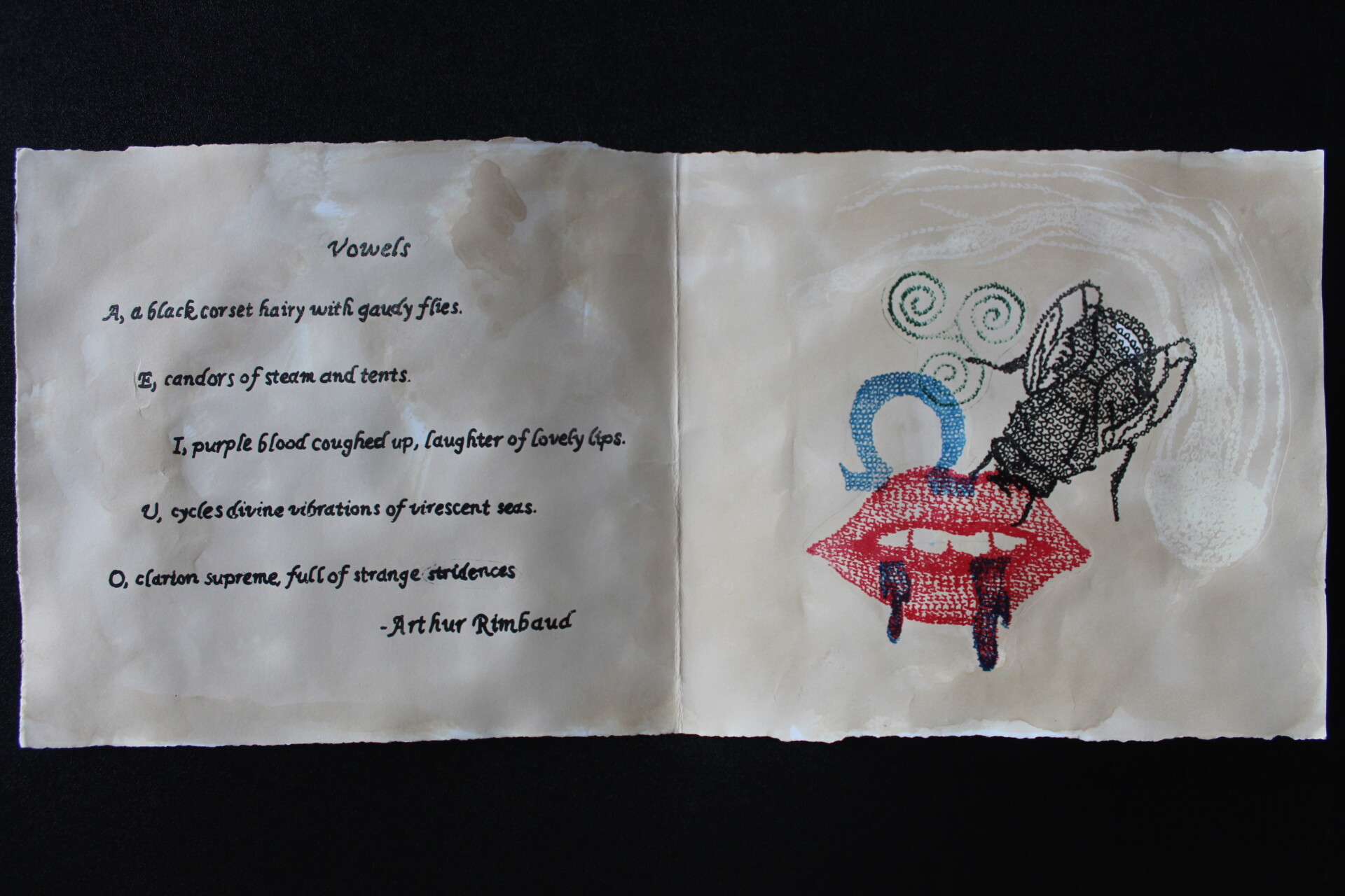 ArtStation - Vowels by Arthur Rimbaud