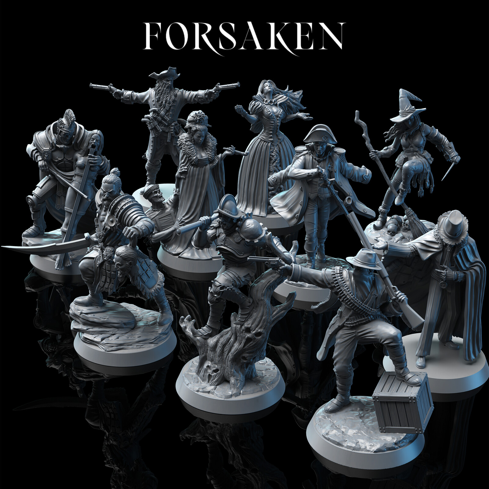 Forsaken - Boardgame Miniatures