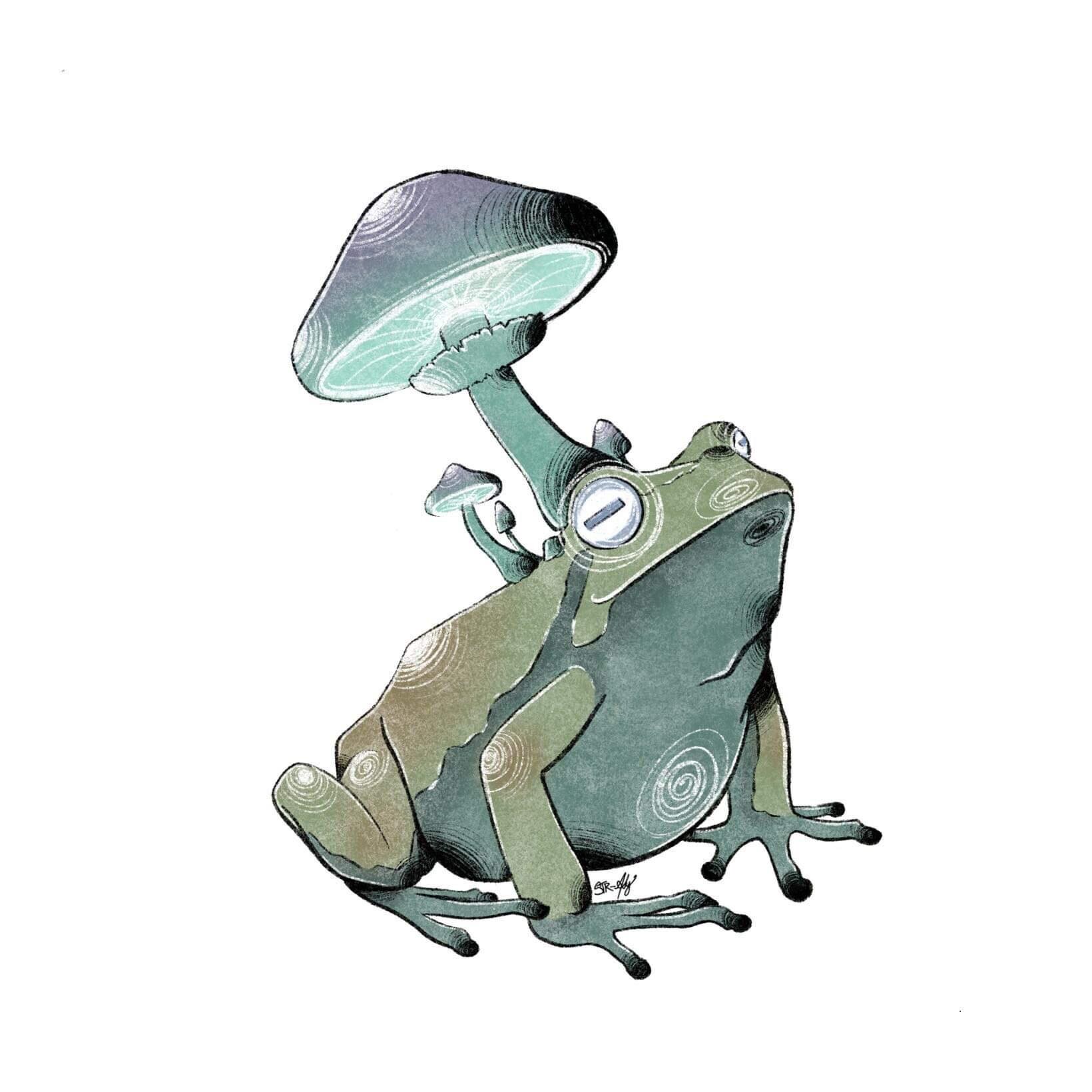 ArtStation - Cursed Forest Frog