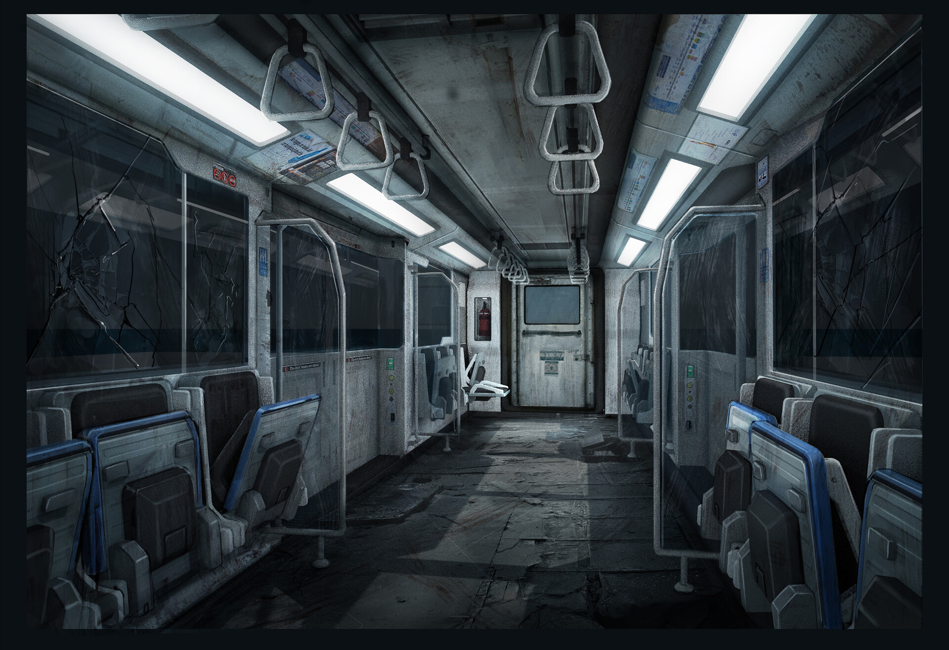 ArtStation - Subway Train Concept