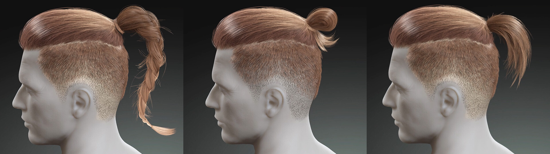 Reallusion Art - Male Undercut Hairstyles